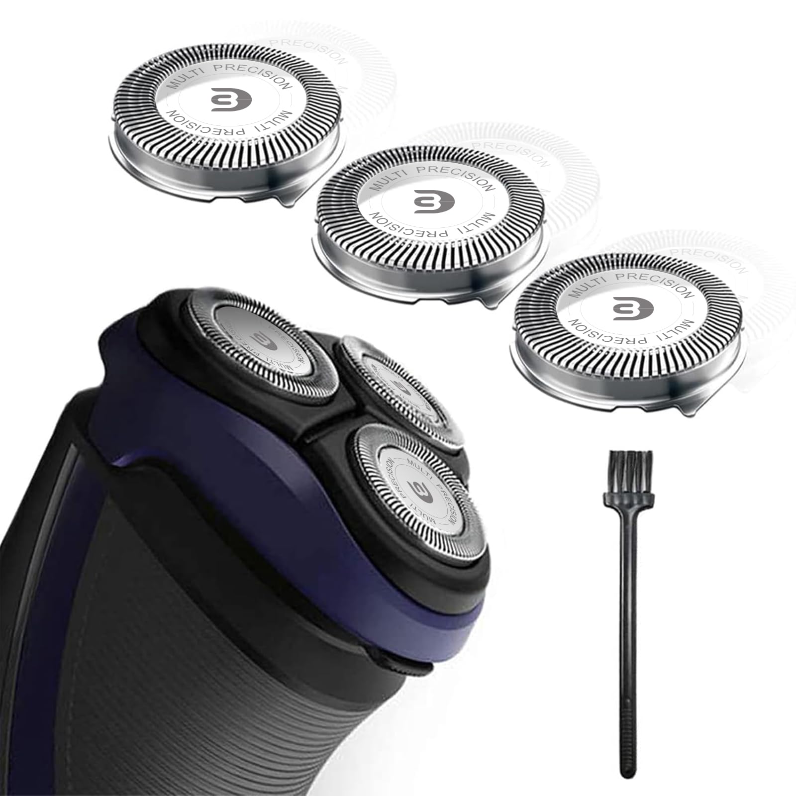 Sh30 Replacement Heads For Series 3000, 2000, 1000 Shavers And S738 Click And Style Fits The Following Models: S1150, S1015, S11