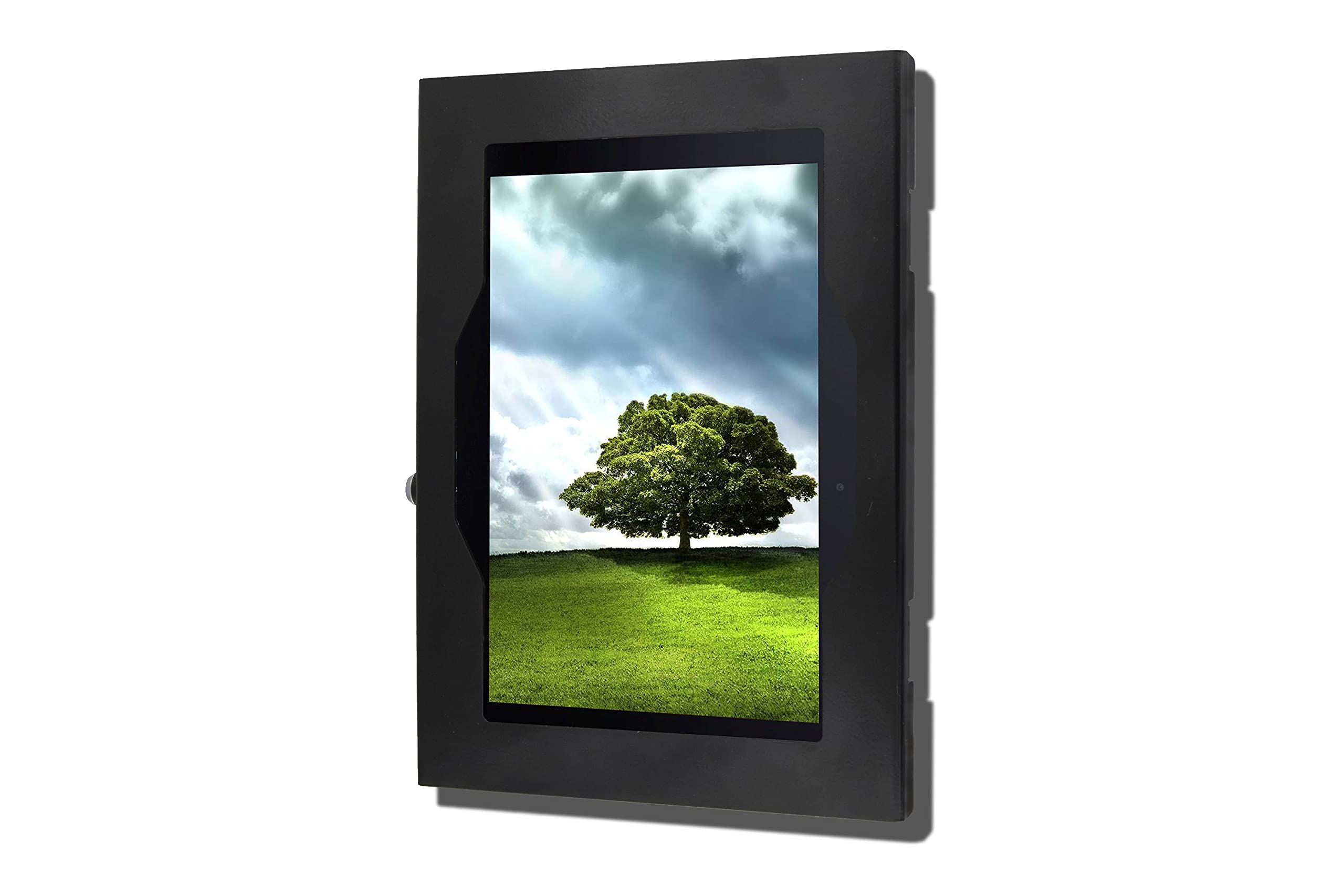 Tabcare Locking Anti Theft Metal Case For Samsung Galaxy Tab A 10.1 2016 Tablet For Kiosk, Pos, Store, Show Display, Time Clock (Tab A 10.1 Sm T580, Black)