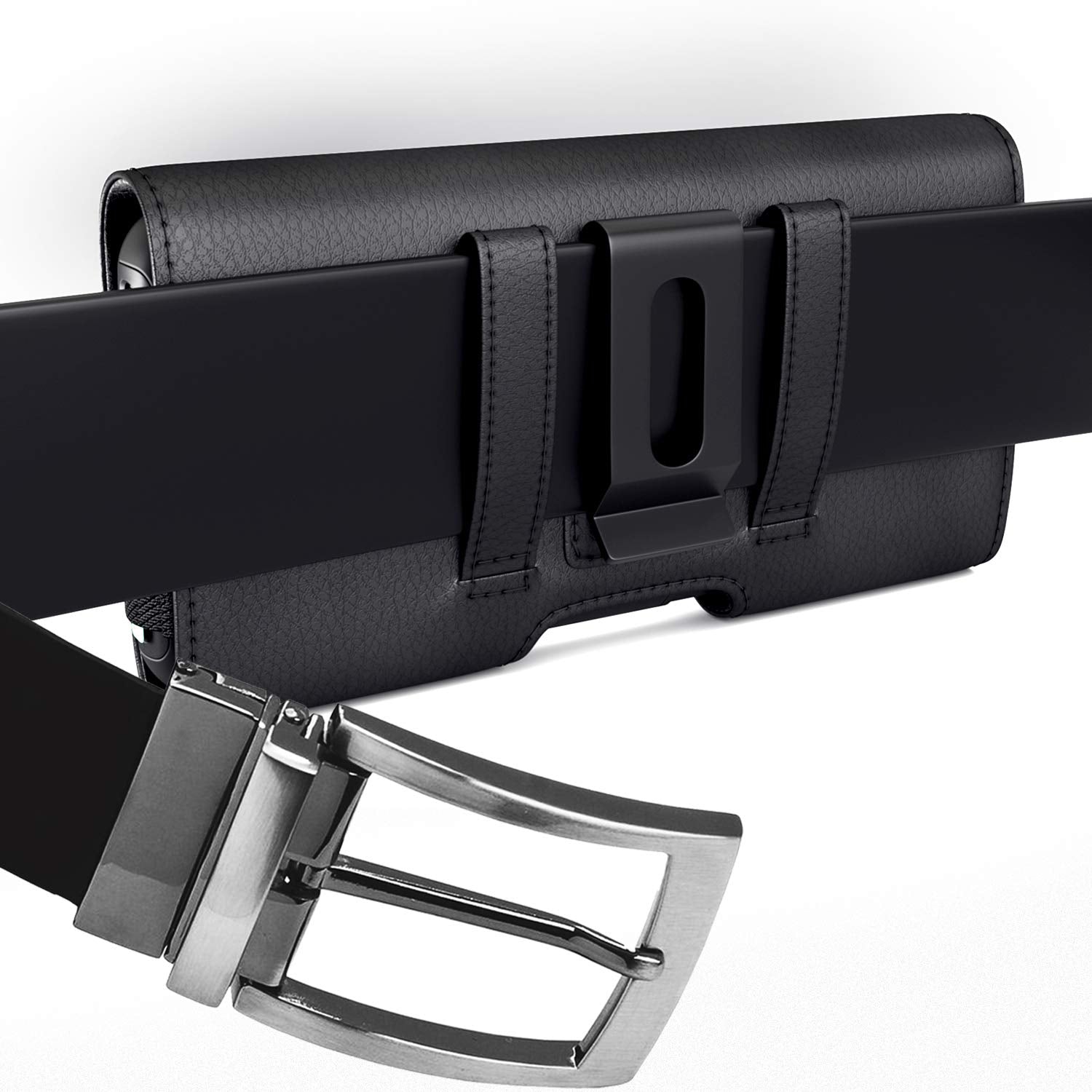 Bomea Holster For Galaxy S24 5G S23 S22, S21, S20, S10 S9 S8 A01, A10E, Cell Phone Belt Holder Case With Clip, Id Card Storage P