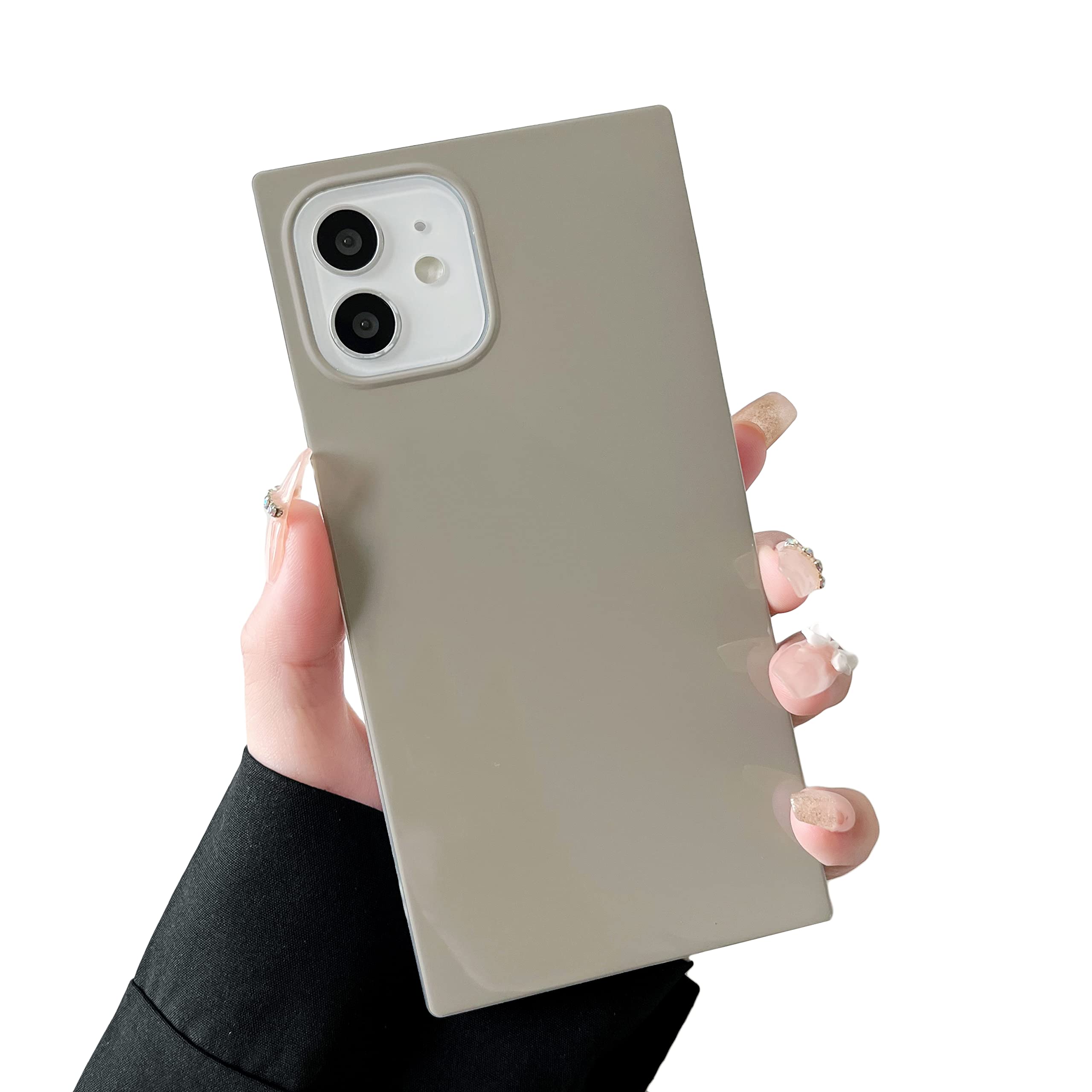 Cocomii Square Iphone 12 Pro Max Case   Square Neutral Plain Color   Slim   Light   Glossy   Sturdy Tpu Silicone   Natural Color