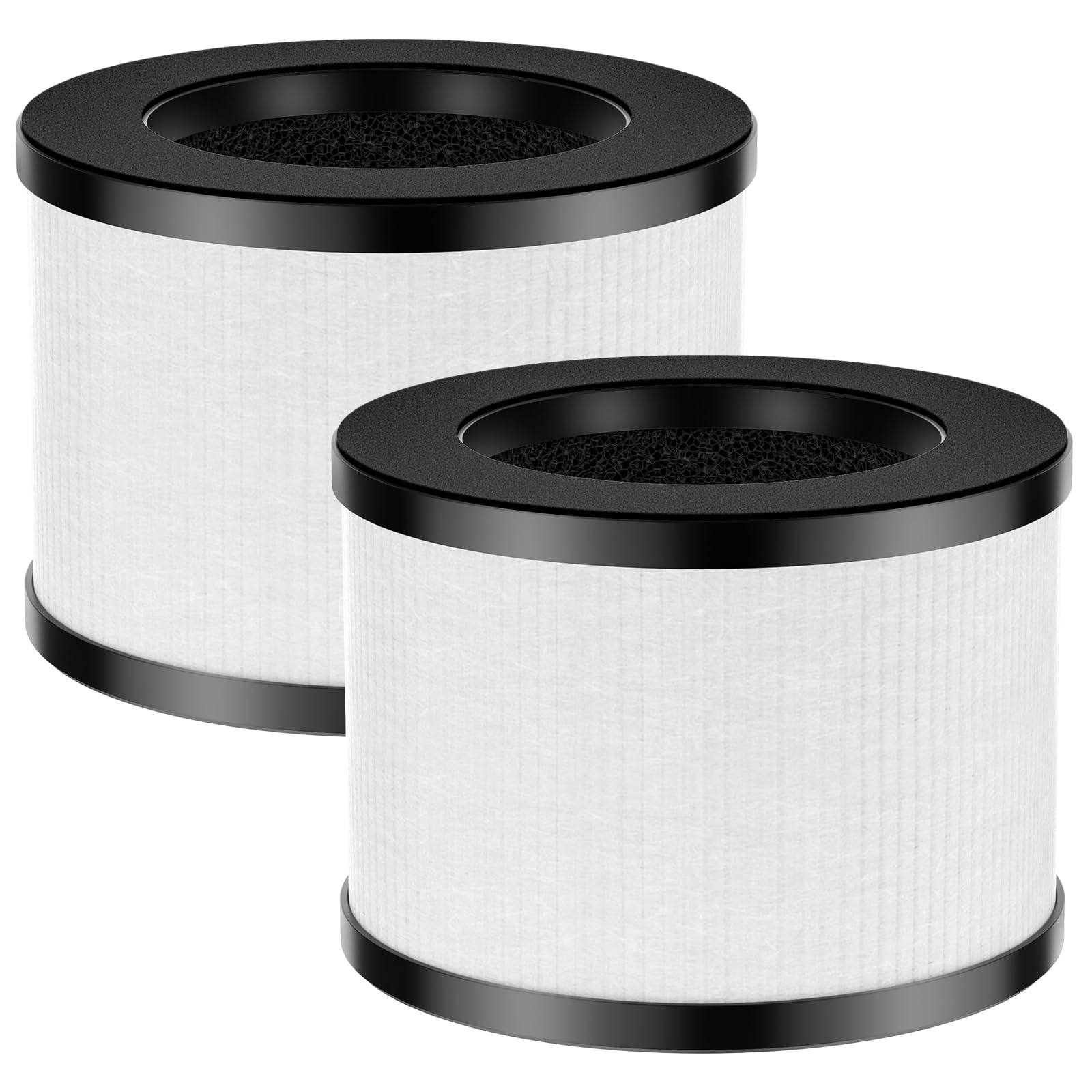 2 Pack Tz K1 Replacement Filter Compatible With Tolife Tz K1 Air Puri Fier, Mk01 Mk06 And Freaire Kn6391 Air Purifi Ers, 3 In 1