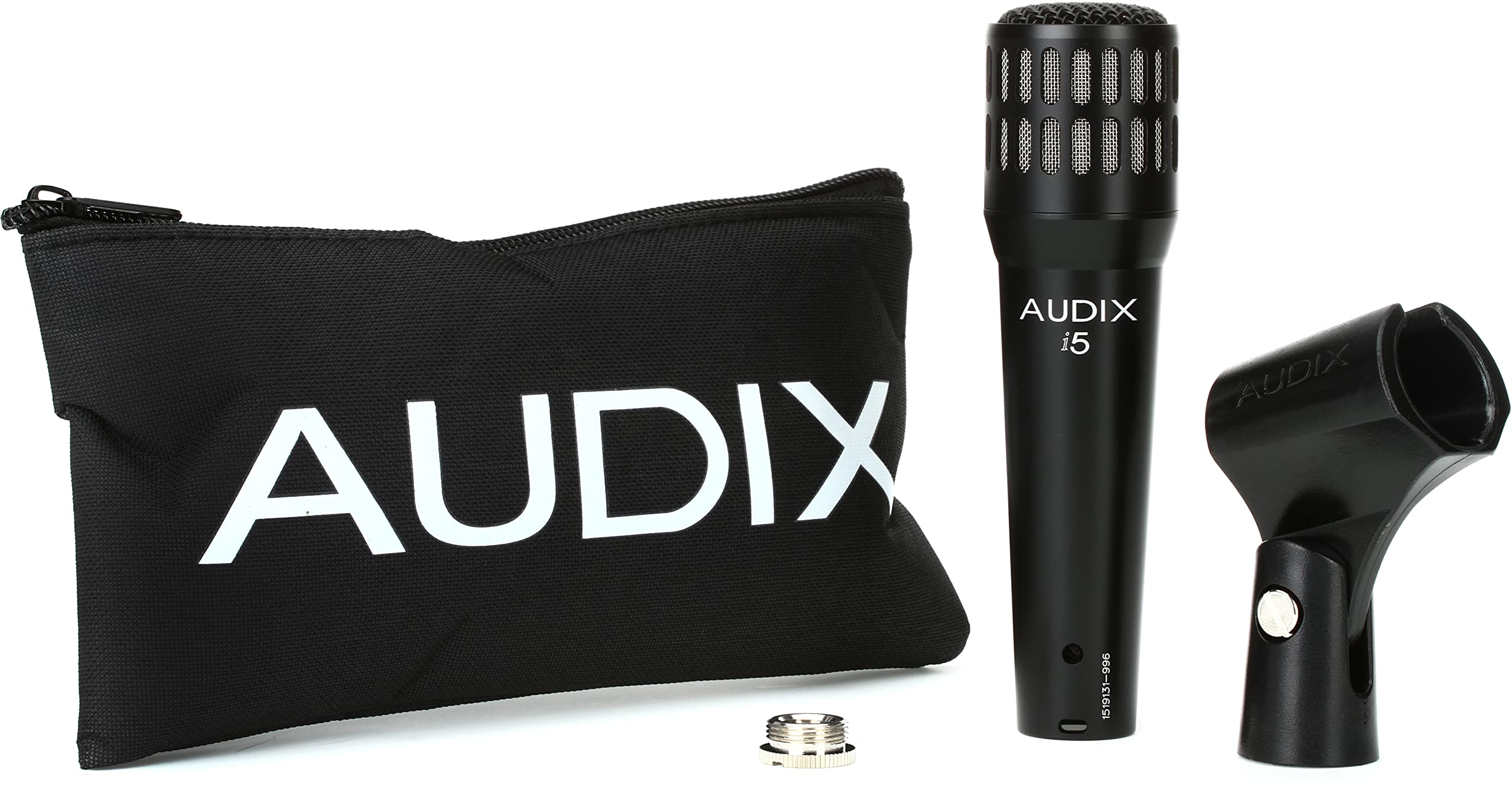 Audix I5 Dynamic Instrument Microphone: Pro Snare Mic/Guitar Amp Microphone   Black