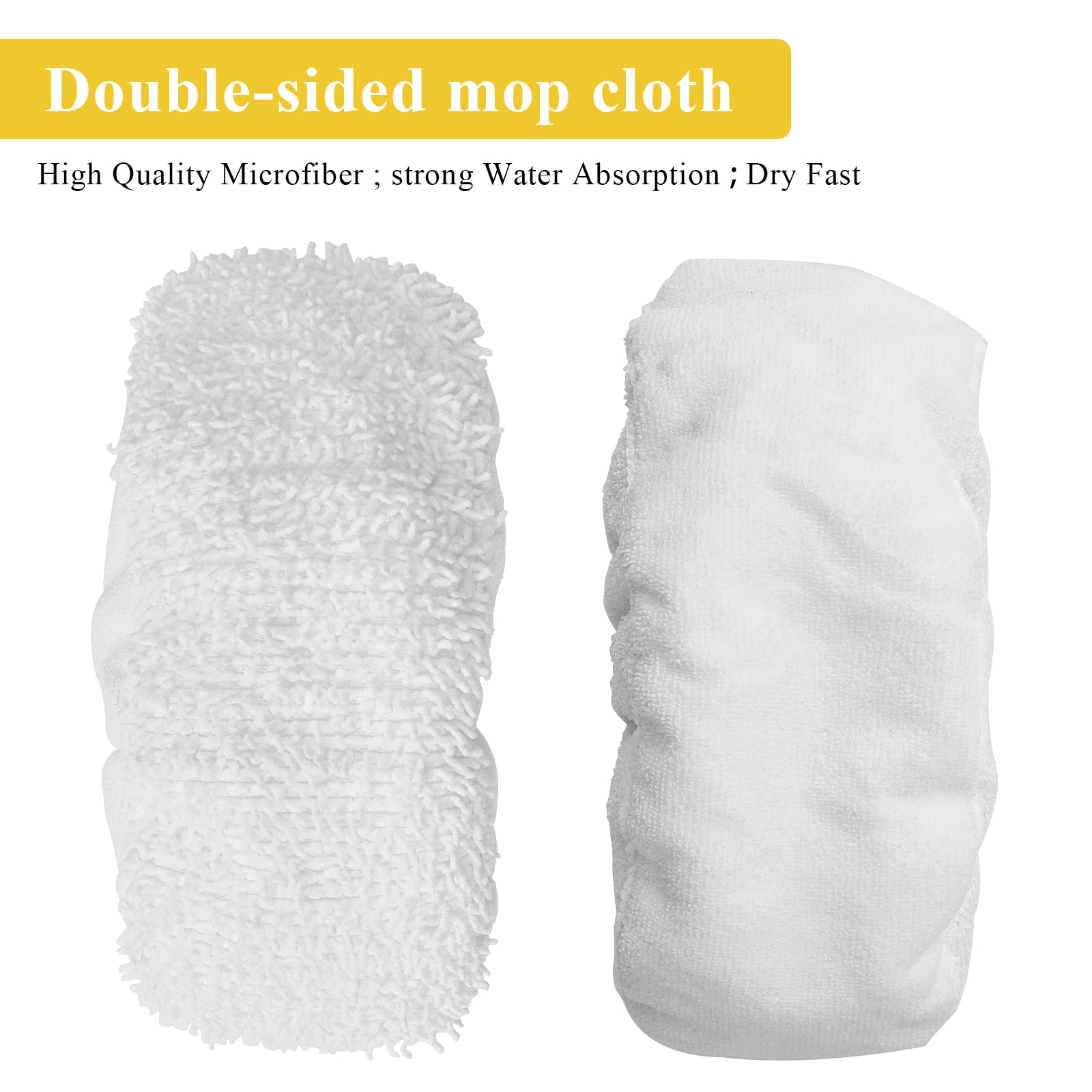 Ximoon Reusable Mop Pads Replacement Washable Mop Head For Oreck Steamer Mop   6 Pack