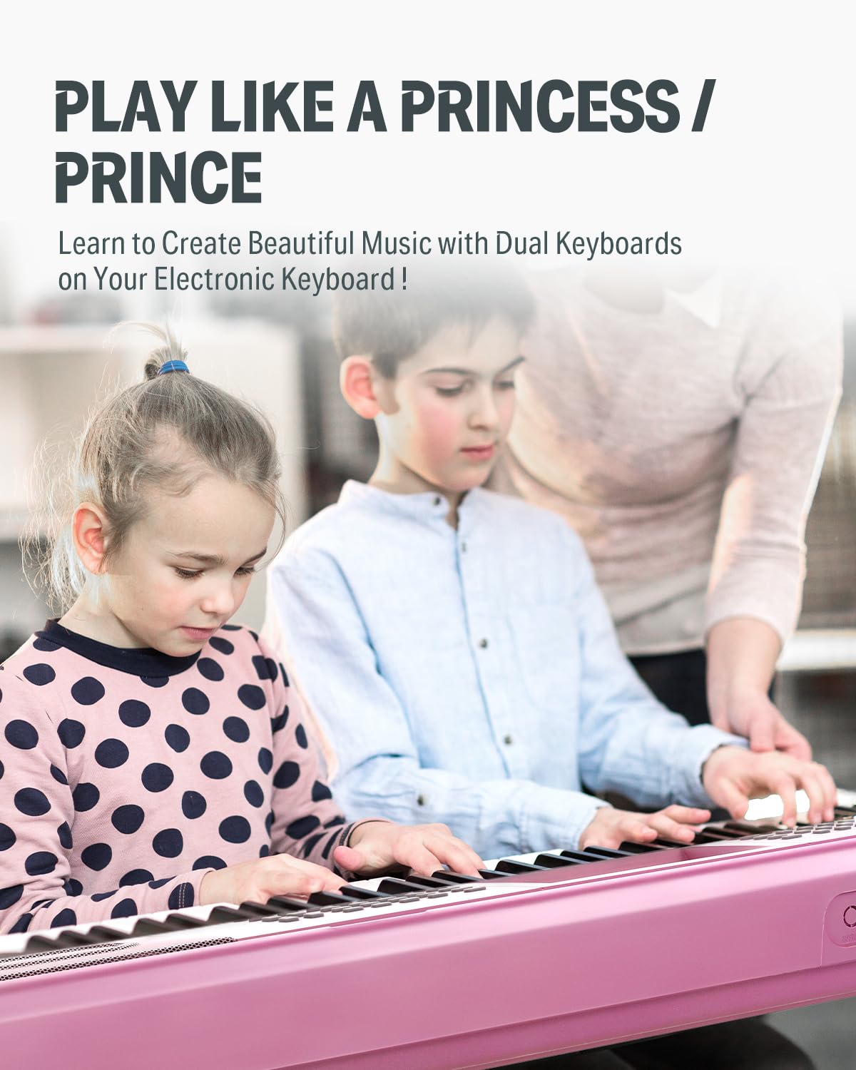 Donner Keyboard Piano 61 Key, Electric Keyboard Kit With 249 Voices, 249 Rhythms   Includes Piano Stand, Stool, Microphone, Gift