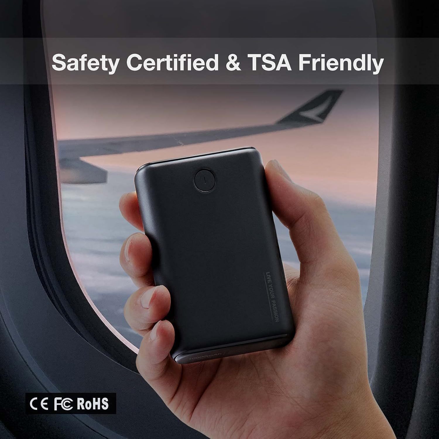 Tidewe Power Bank, Rechargeable Battery Pack Suitable For Heated Clothes, Usb-C 10000Mah Portable Charger With Dual Output Port