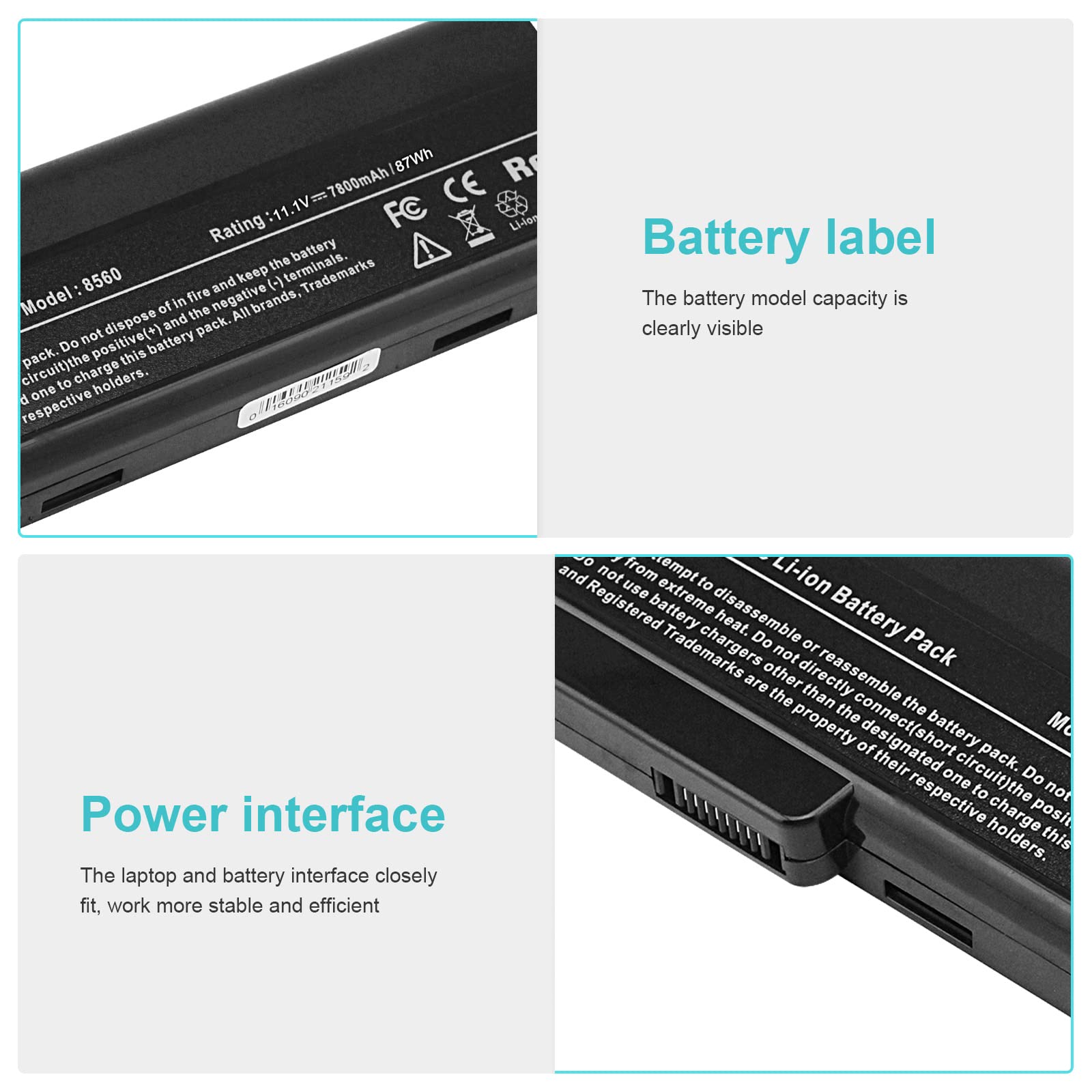 9 Cell 87Wh!! Elitebook 8460P 8460W 8470P 8470W 8560P 8570P 628668 001 Cc06 Battery For Hp 628664 001 628666 001 Cc09 Cc06Xl Pro