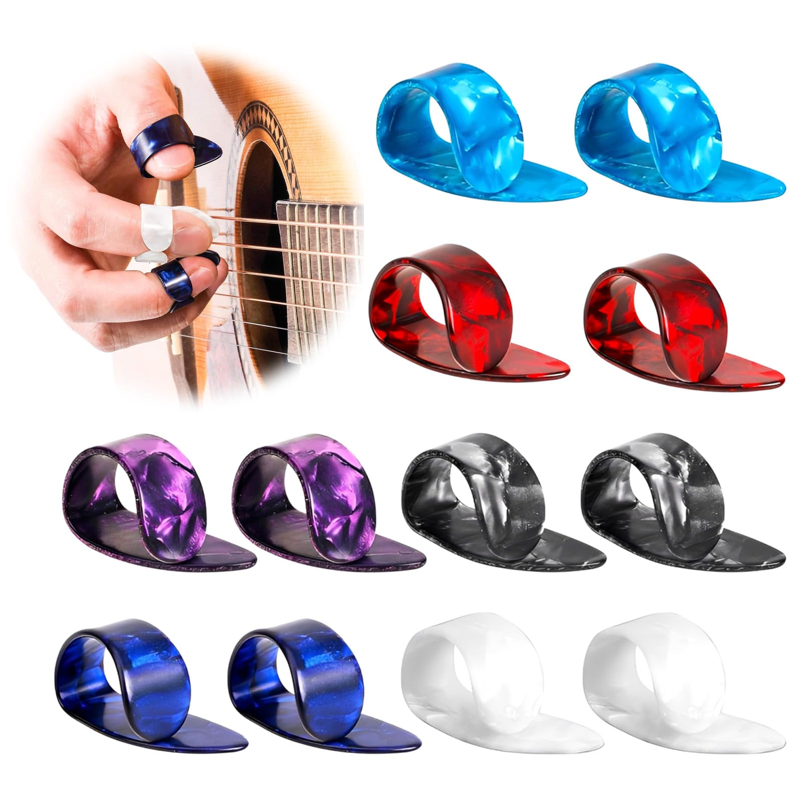 12 Guitar Pulls, Accessories For Practice Sessions And Live Performances, Compatible With Ukulele Guitar And Other String Instru