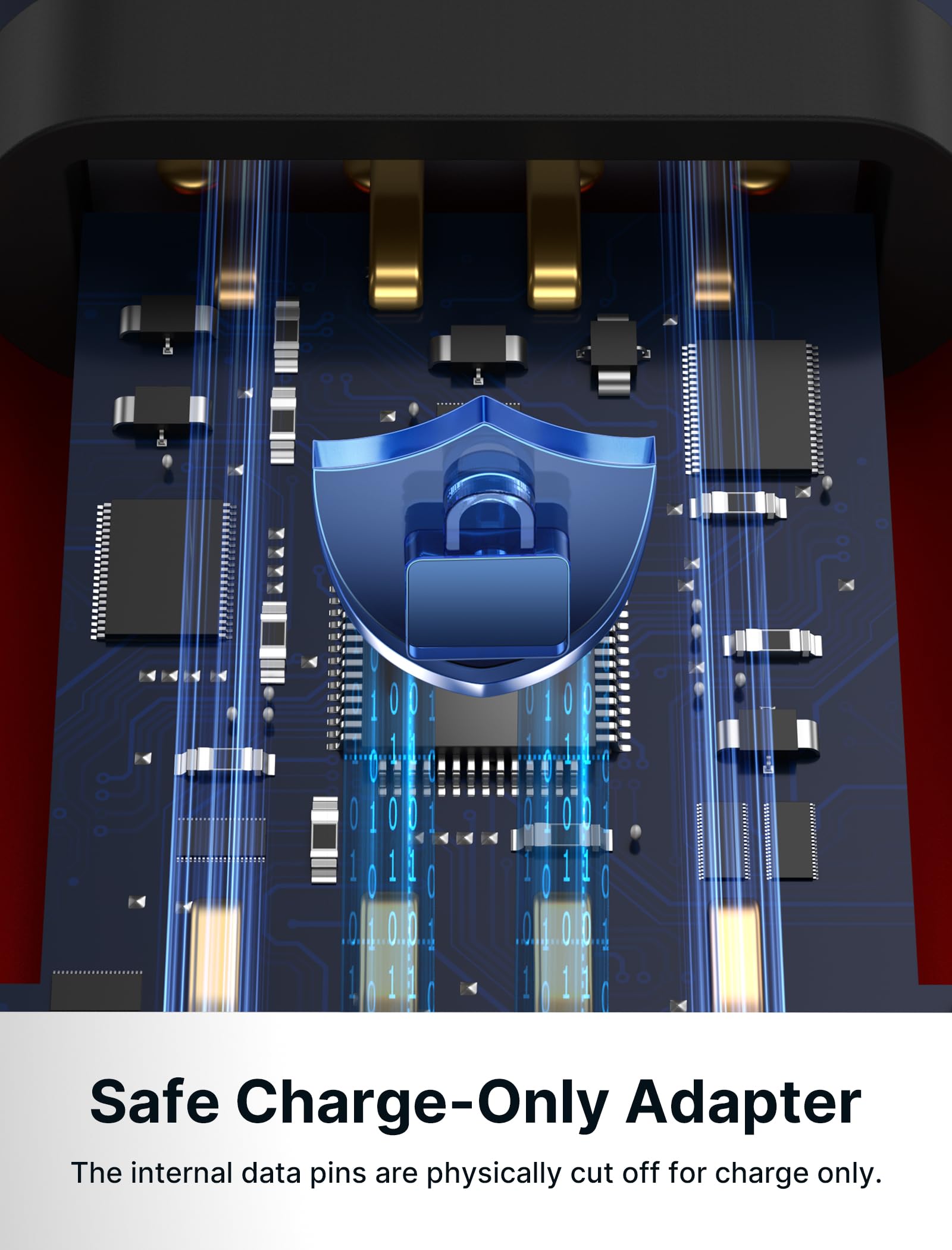 Jsaux Usb Data Blocker, (4-Pack) Usb A Defender Only For Quick Charge, Protect Against Juice Jacking, Refuse Hacking Provide Saf