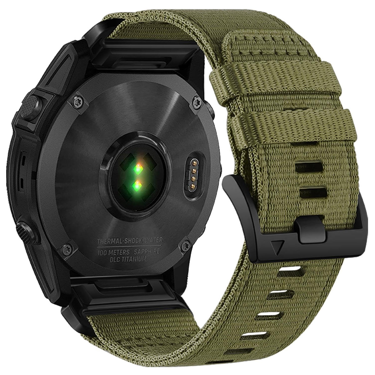 Abanen Upgraded Quick Fit 22Mm Nylon Watch Bands For Garmin Fenix 7 / Fenix 6 / Fenix 5 / Epix 2, Adjustable Woven Nylon Webbing