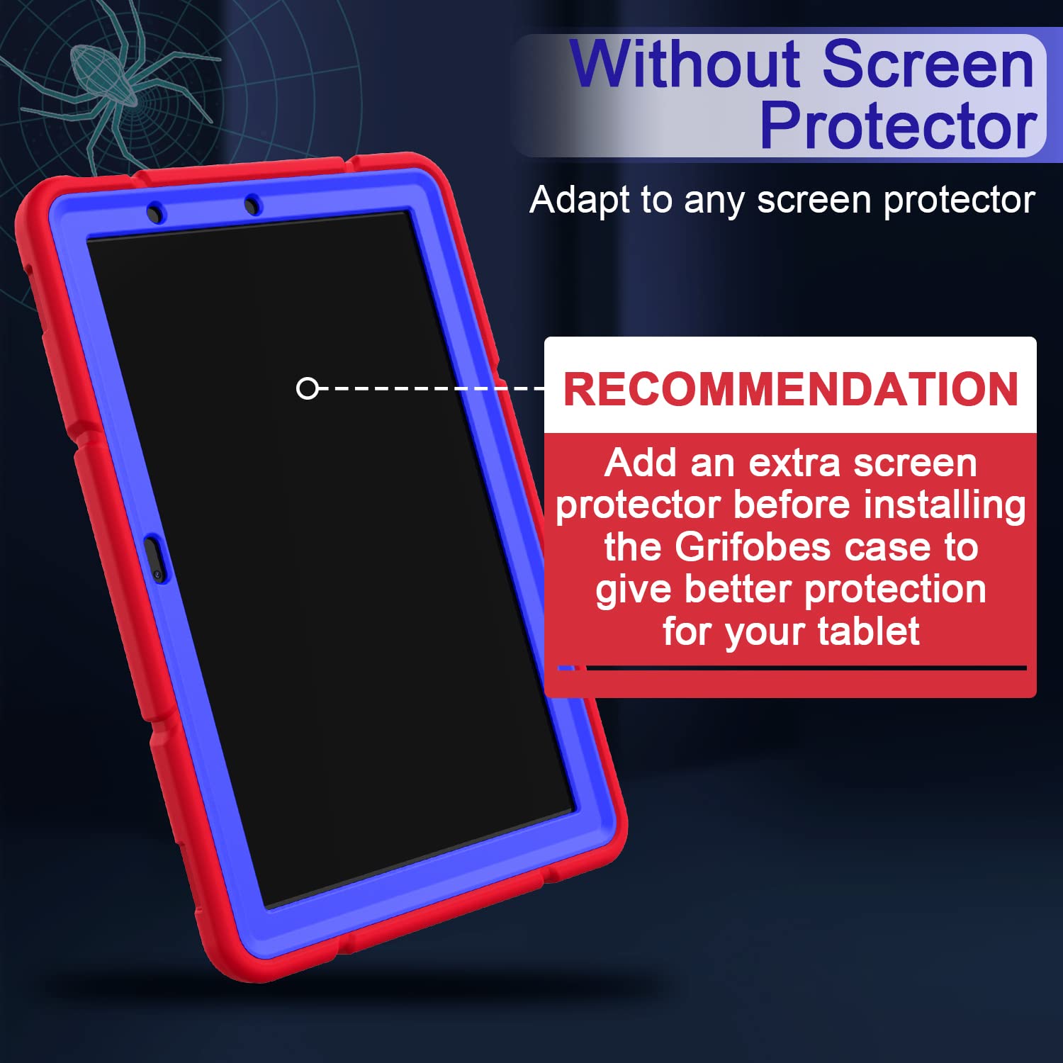 Grifobes (For 13Th/11Th Generation 2023/2021 Release) All New Kindle Fire Hd 10/10 Plus, Hd 10 Kids/Kids Pro Tablet, 3 In 1 Heav