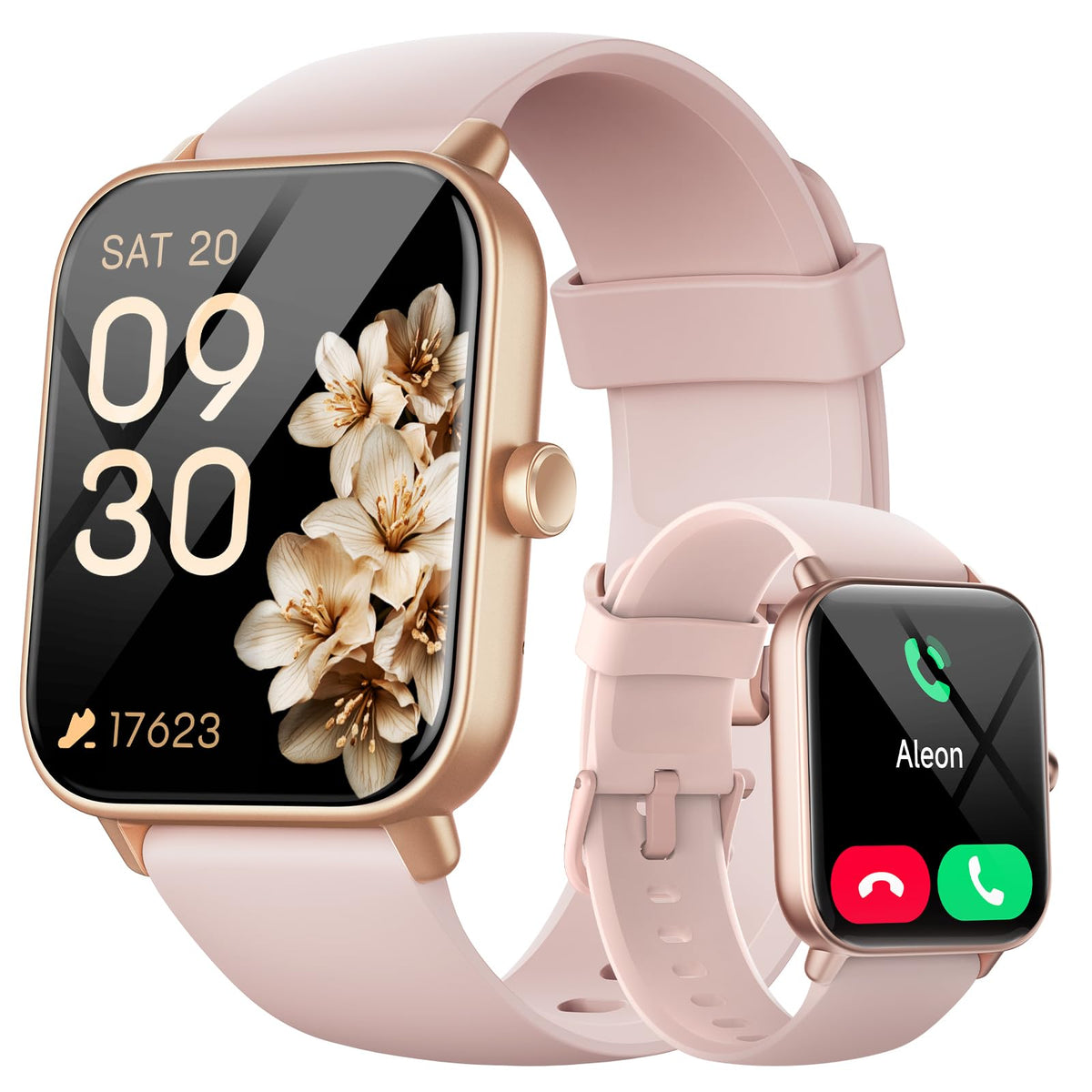 Aeac Smart Watches For Women Android & Iphone, 1.8 '' Hd Smart Watch With Bluetooth Call (Answer/Make), Fitness Watch With 110 S
