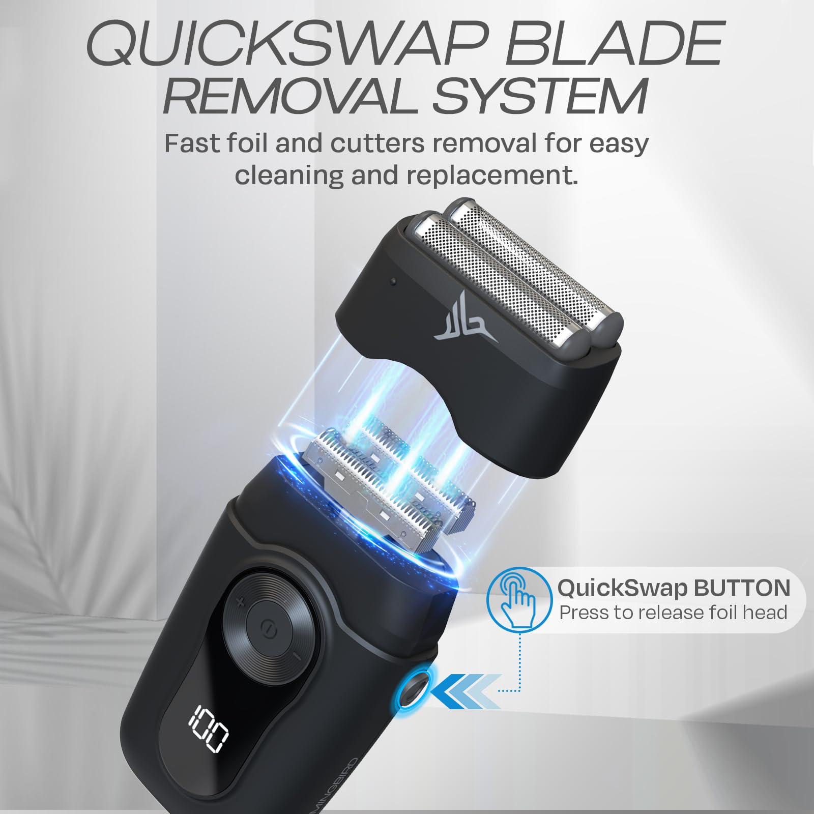 Hummingbird Mk2 Compact Foil Shaver   No Nick, No Cut, No Razor Burn Face Shaver For Men, Portable Usb C Rechargeable, Dual Foil