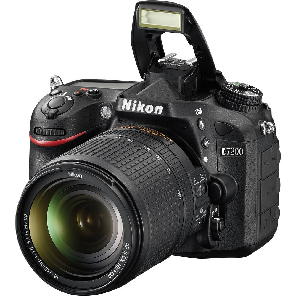 Nikon D7200 Dx-Format Dslr W/ 18-140Mm Vr Lens (Black)