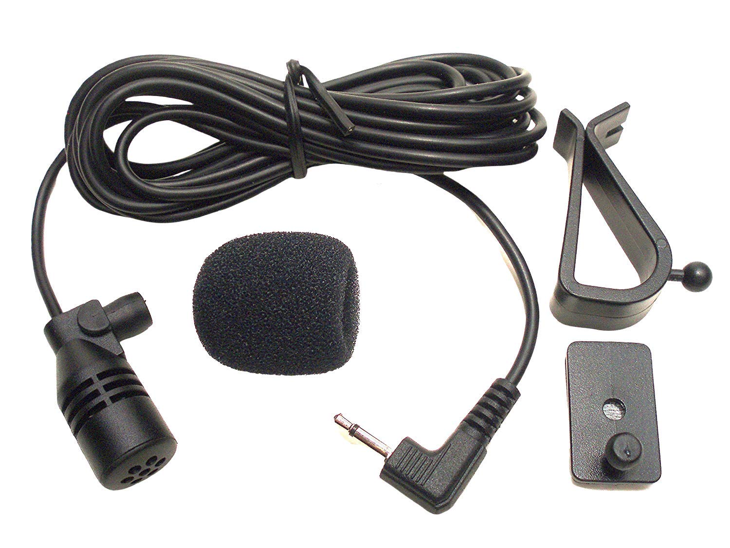 Fingerlakes Microphone Mic 2.5Mm Pioneer Compatible For Car Vehicle Stereo Radio Gps Dvd Bluetooth Enabled Head Unit
