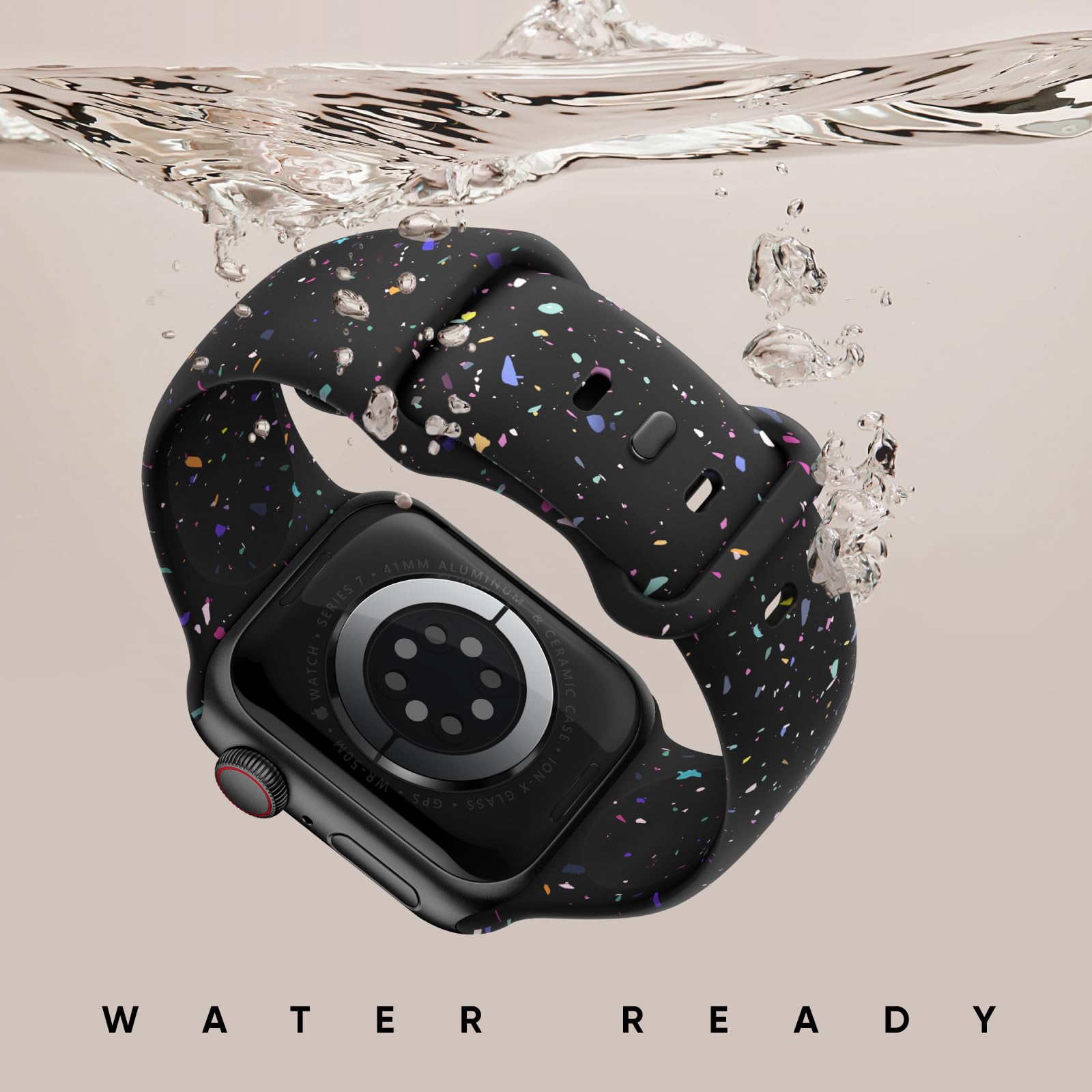 Knossen Sport Band Compatible With Apple Watch Band 38Mm 40Mm 41Mm 42Mm 44Mm 45Mm 46Mm 49Mm For Women Men, Recycled Plastic Soft