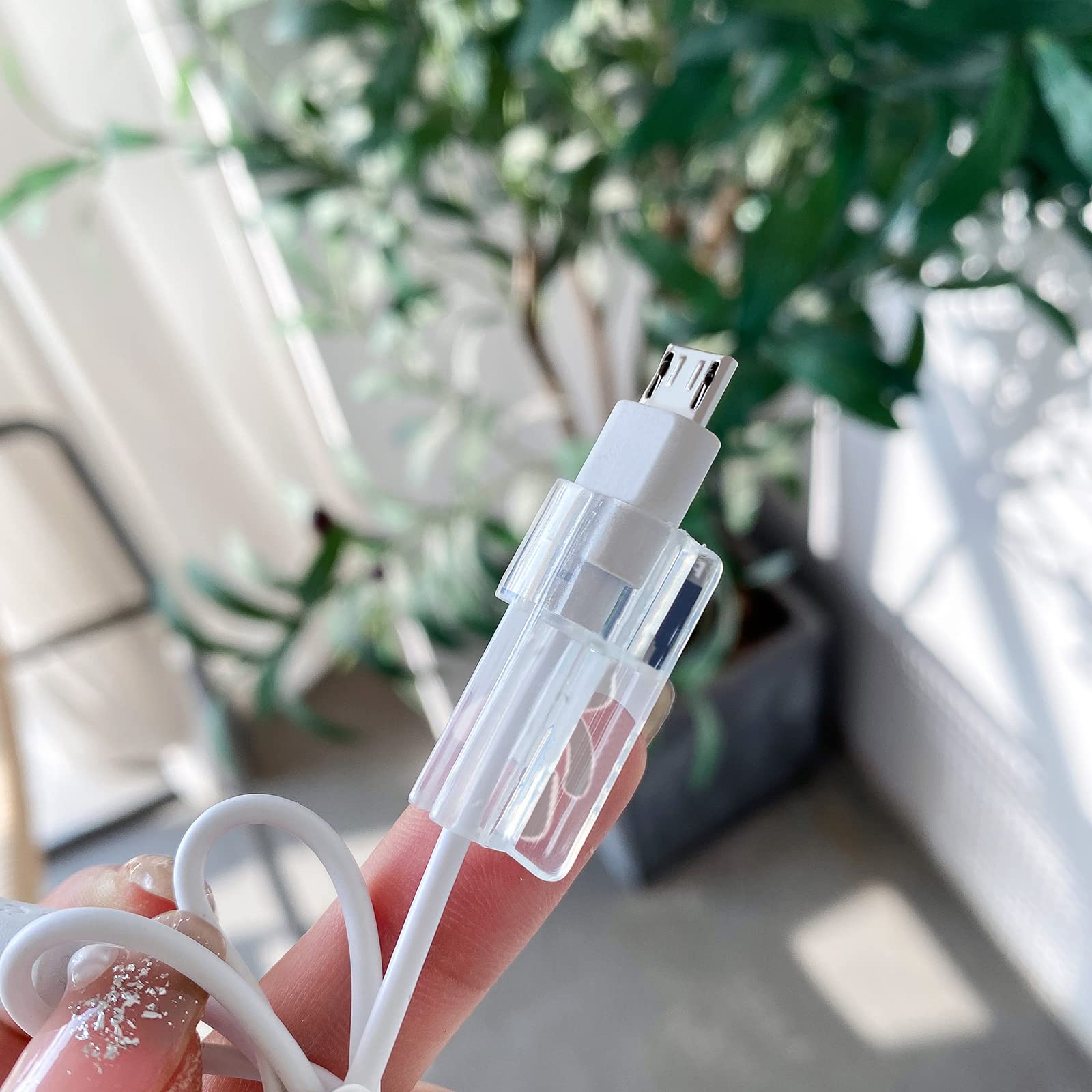 Cute Cable Protector For Iphone Charger,Kawaii Astronaut,Teddy Bear Anime Lovely Pattern 4 Pcs Usb Cable Protector For Girls Boy