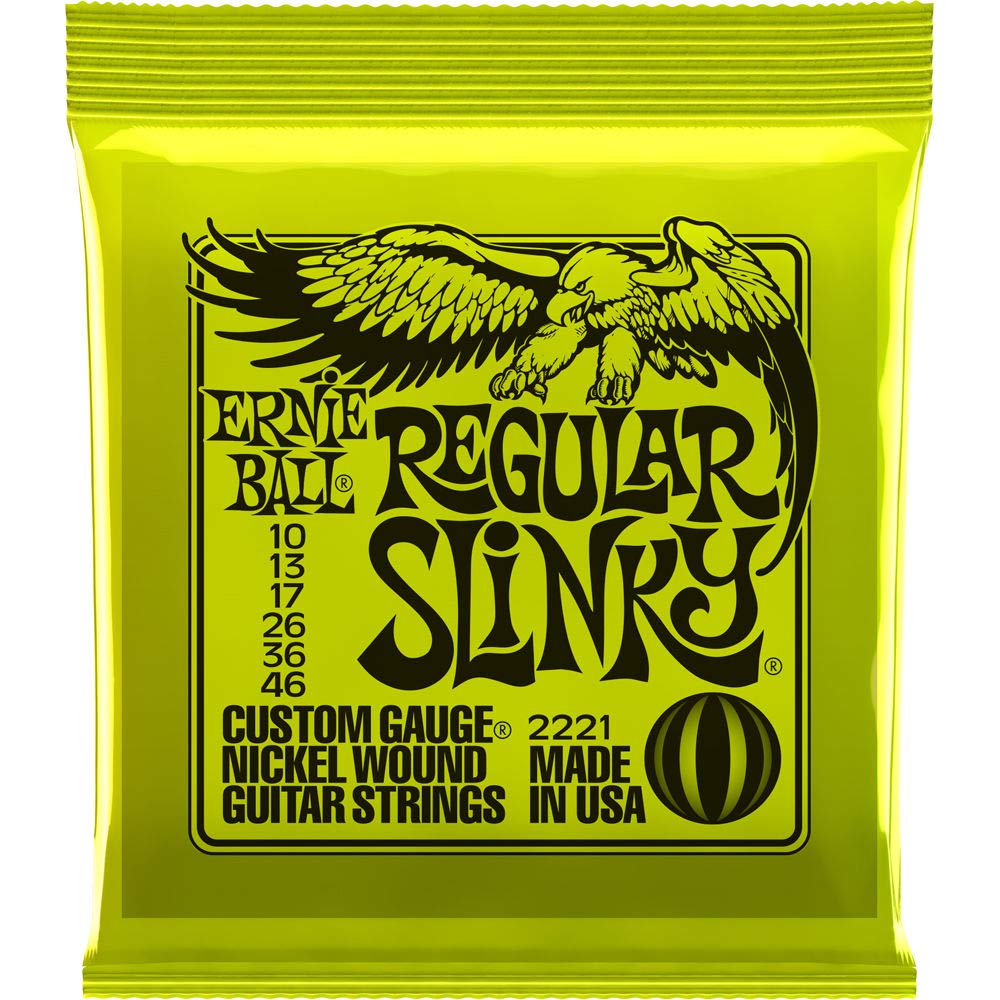 Ernie Ball Regular Slinky Custom Gauge Nickel Wound Guitar String   Set.010   .046 (3 Pack)