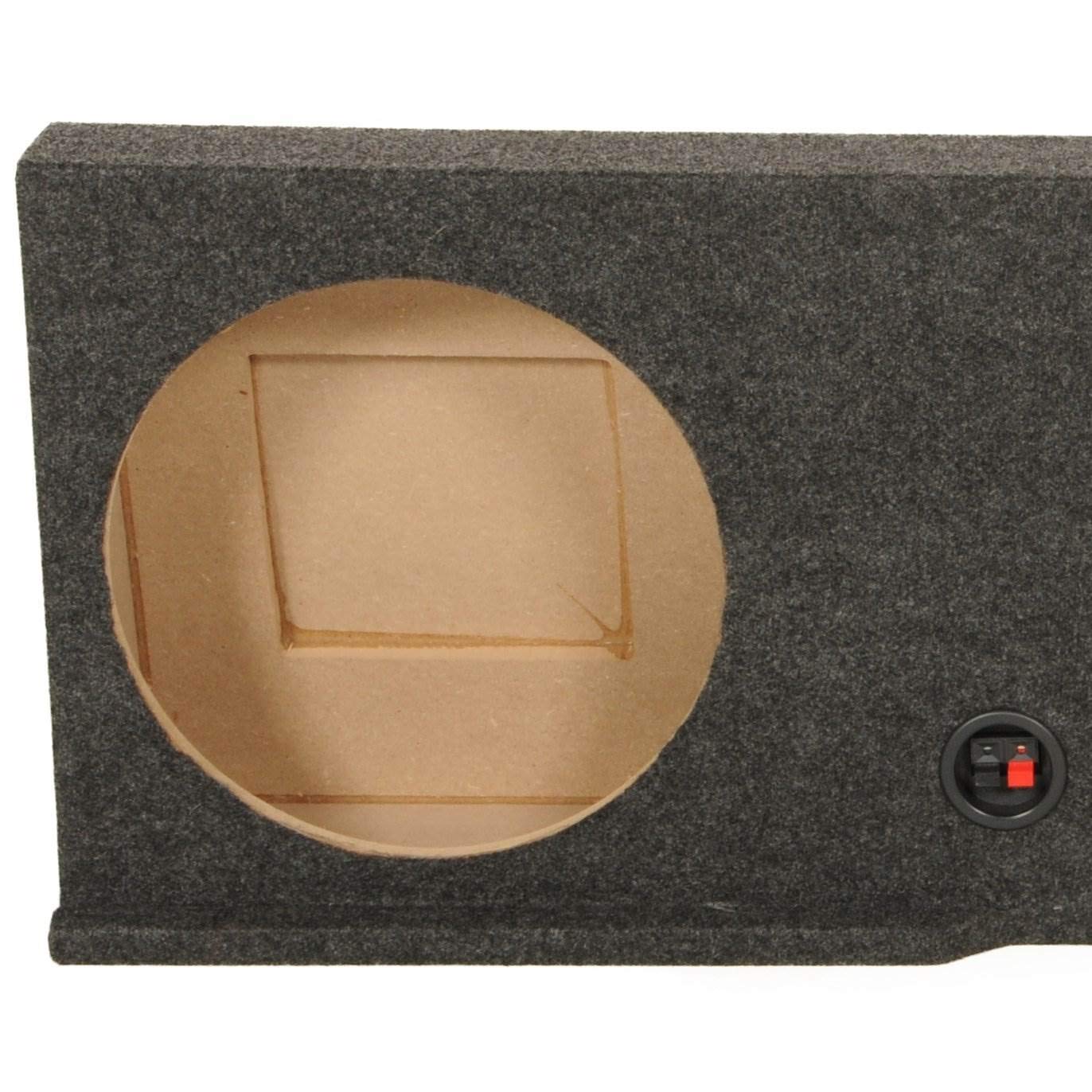 Qpower Ford F 150 Super Crew '04 '08 Dual 12'' Sealed Empty Woofer Enclosure