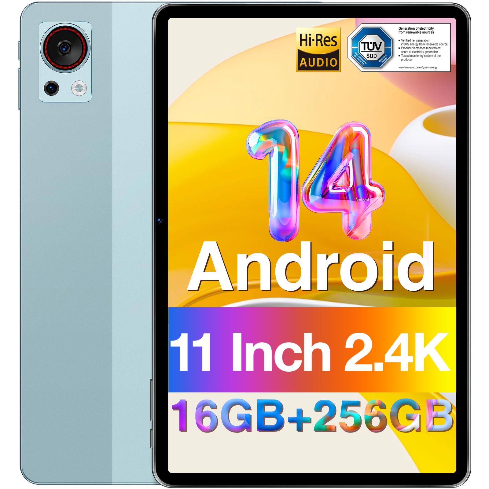 Doogee T30S Android 14 Tablet 2.4K, 11 Inch Tablet 16Gb Ram 256Gb Rom, 8580Mah Battery, Octa Core Gaming Tablets With Dual Sim 4