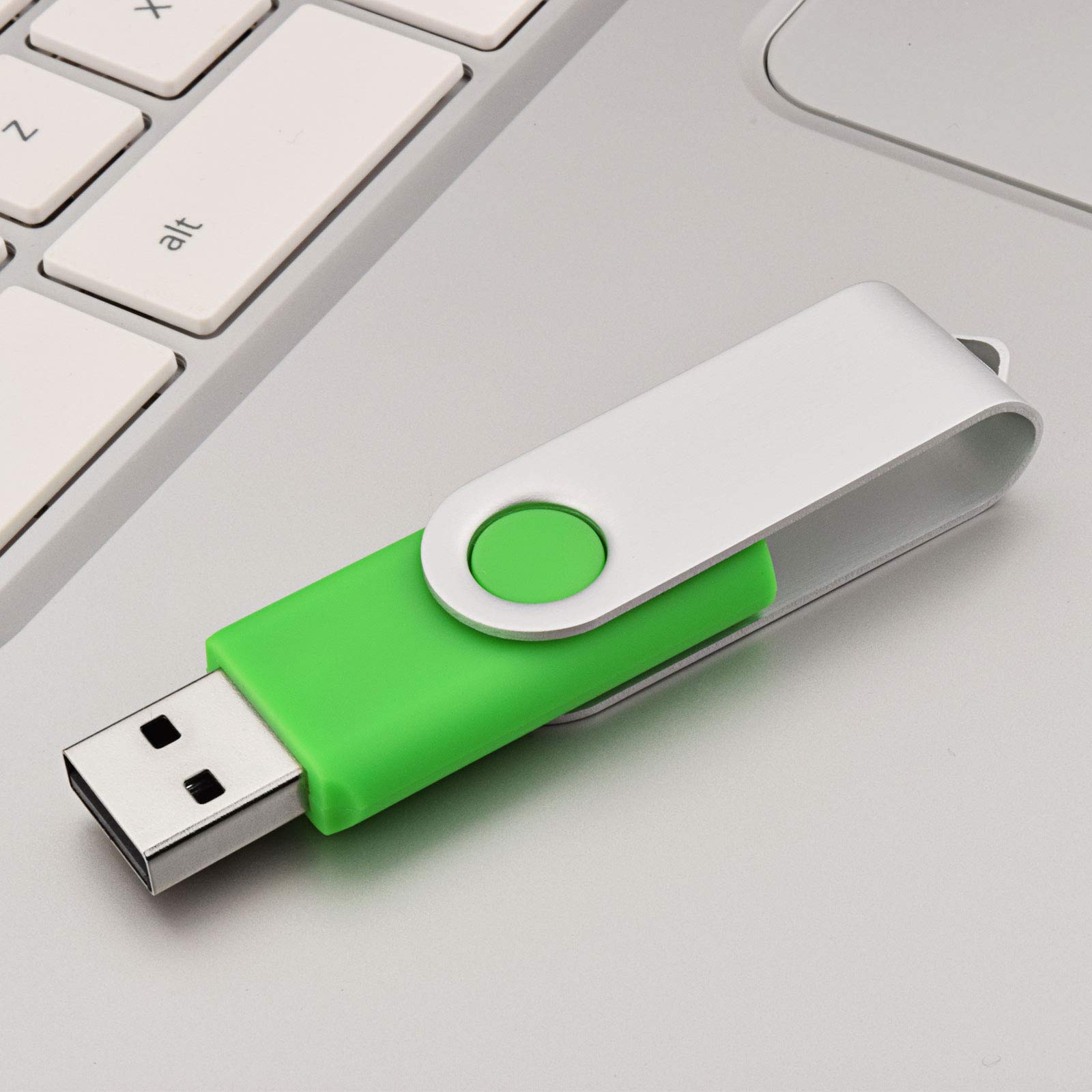 Kootion 5 Pack 32Gb Flash Drive Usb 2.0 Thumb Drive Backup Memory Swivel Stick Usb Drive (5 Mixed Color, 32G)