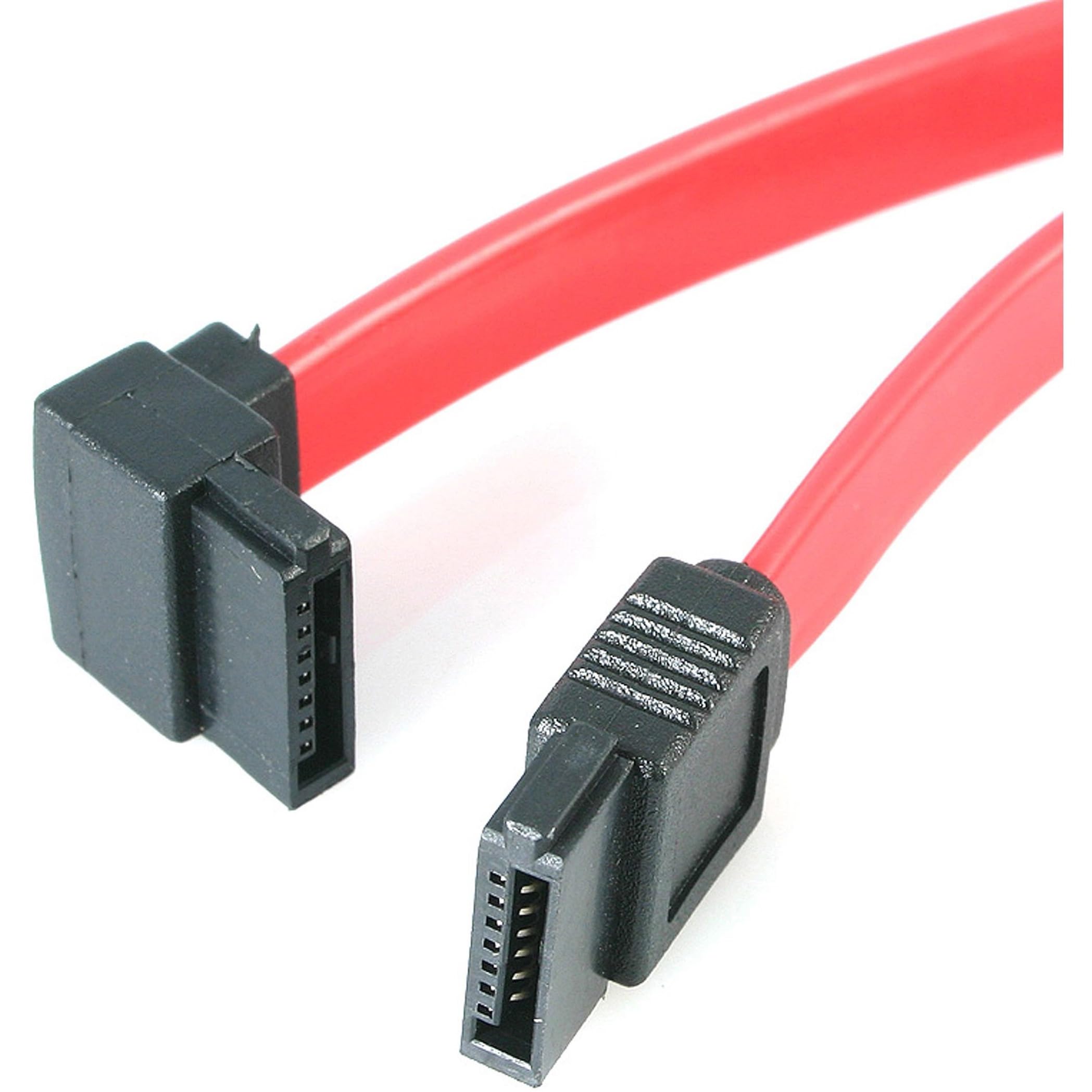 Startech.Com 18In Sata To Left Angle Sata Serial Ata Cable   F/F (Sata18La1)