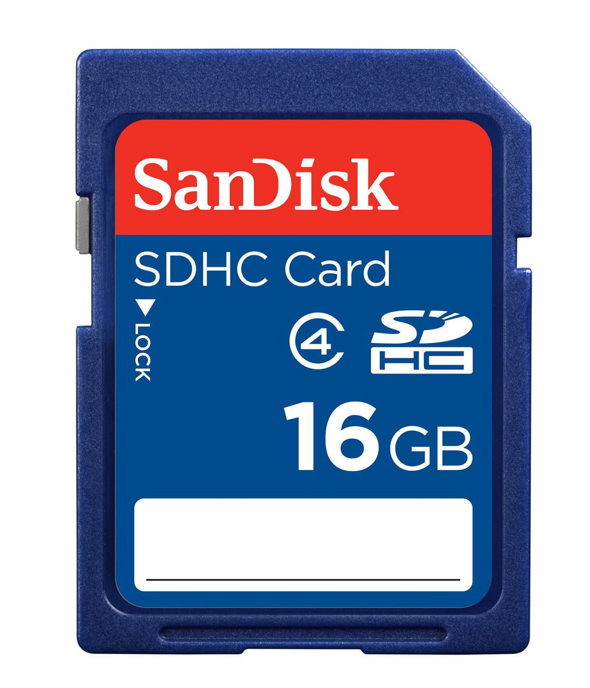 Sandisk Text SanDisk Flash 16 GB SDHC Flash Memory Card SDSDB-016G (Label May Change ...