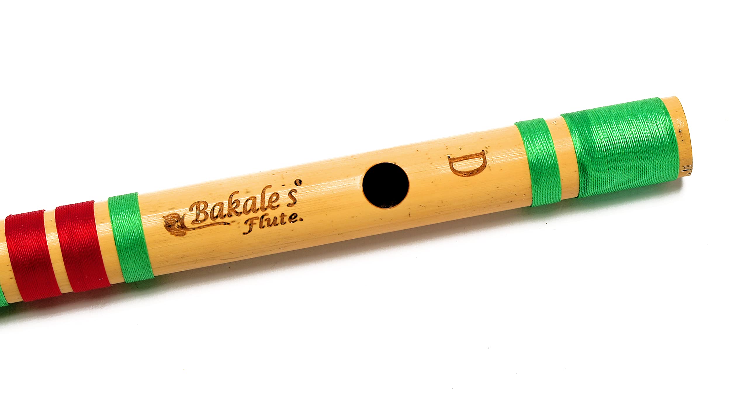 Bakale Flutes D Bass Bansuri Flute Left Handed  33 Inches  440Hz