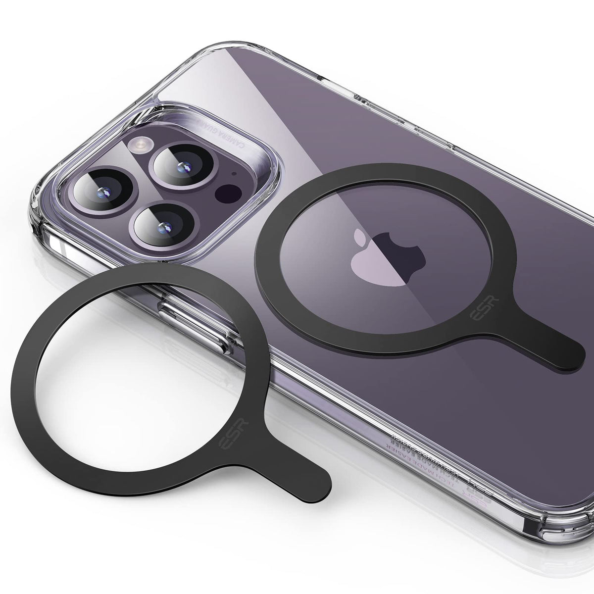 Esr Magnetic Ring 360 (Halolock), Compatible With Magsafe Ring, Universal Magnetic Conversion Kit Compatible With Magsafe Sticke