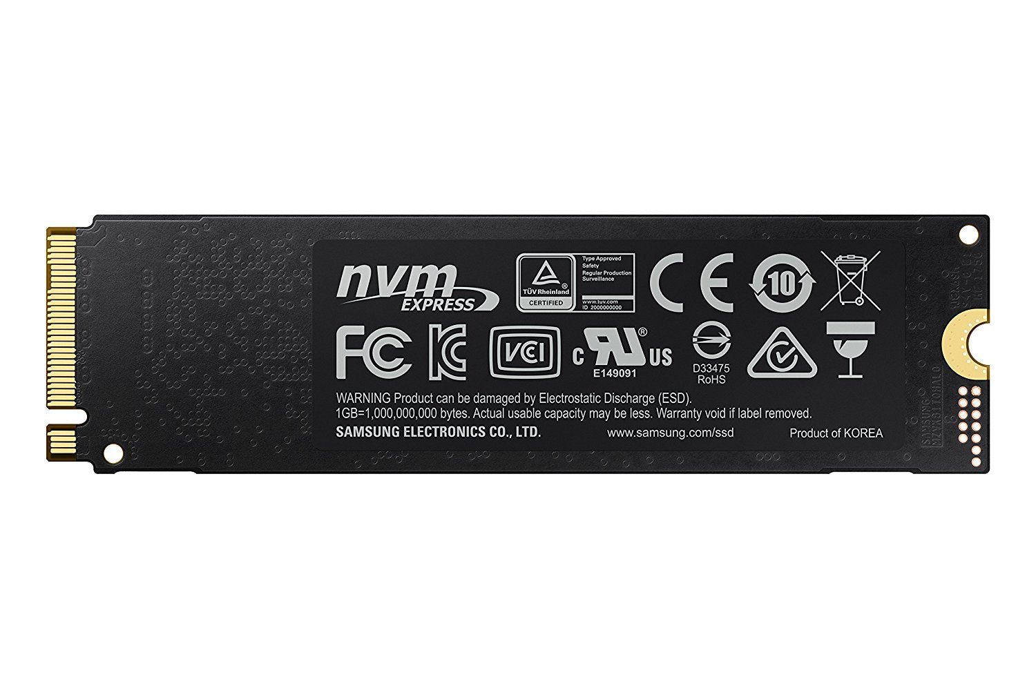 Samsung 970 Pro Ssd 512Gb - M.2 Nvme Interface Internal Solid State Drive With V-Nand Technology (Mz-V7P512Bw), Black/Red