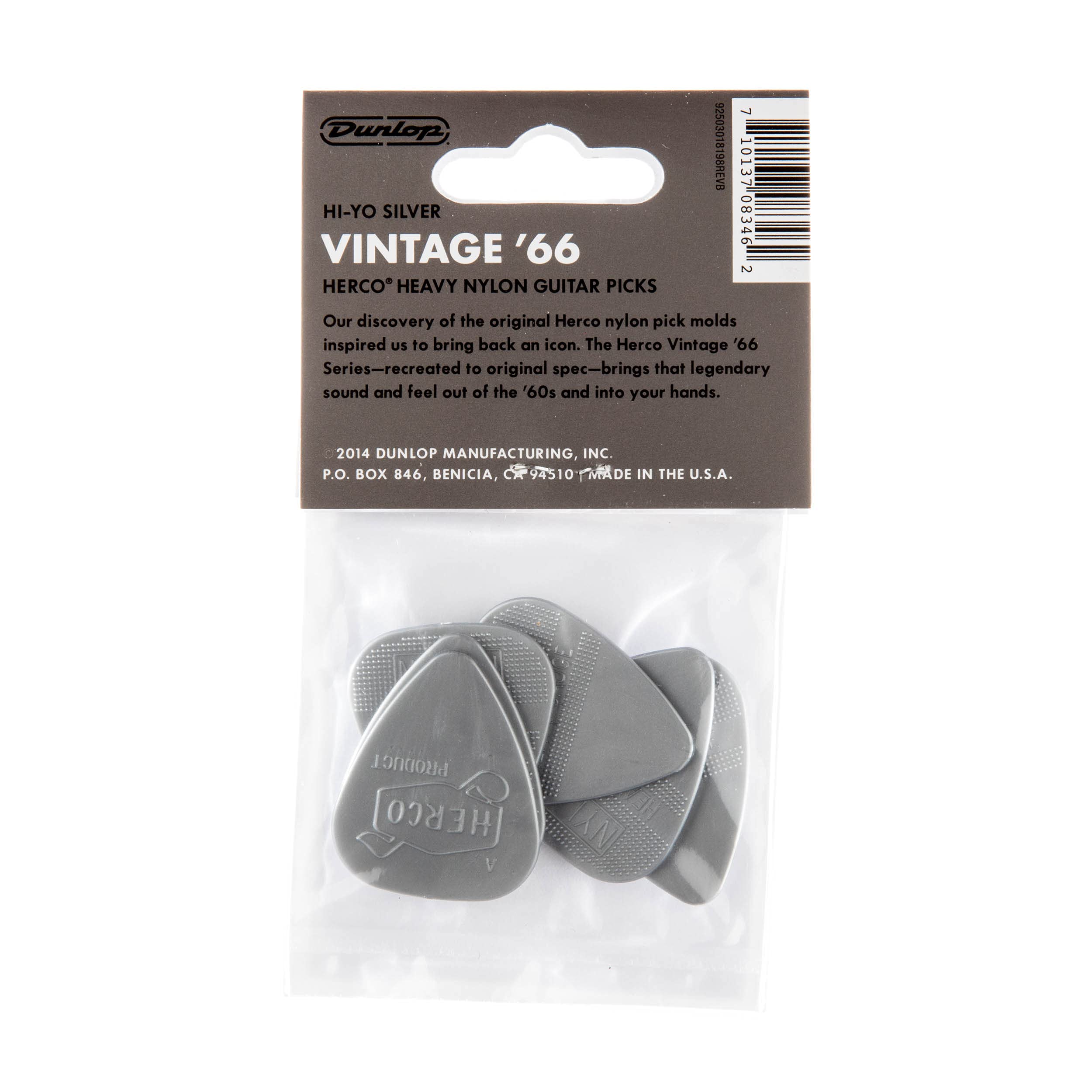 Jim Dunlop Nylon Pick 6 Pack (22211509006)