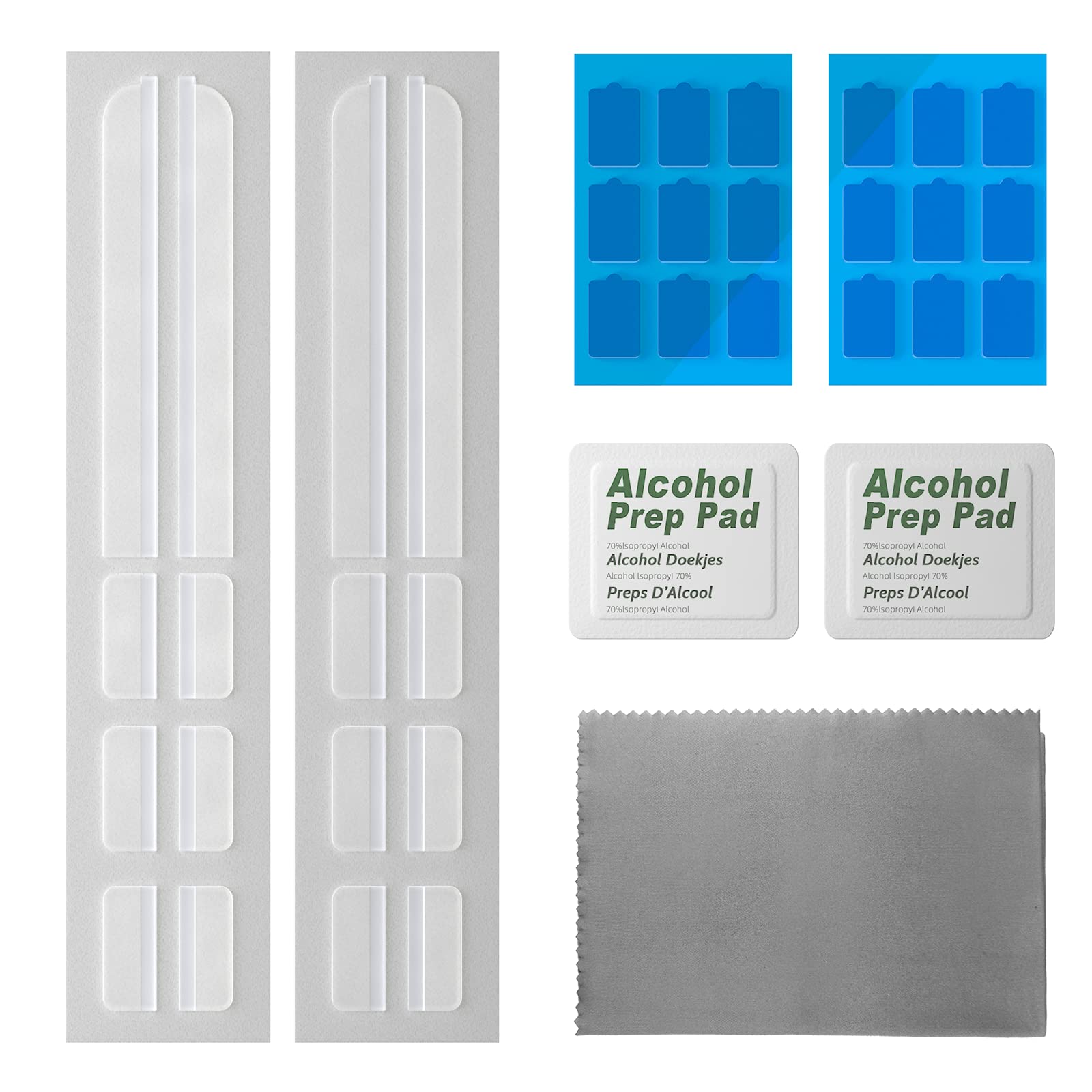 Privacy Screen Adhesive Strips And Slide Mount Tabs For Laptop Computer Monitor, Privacy Screen Slide Mount Tabs *2, Privacy Scr