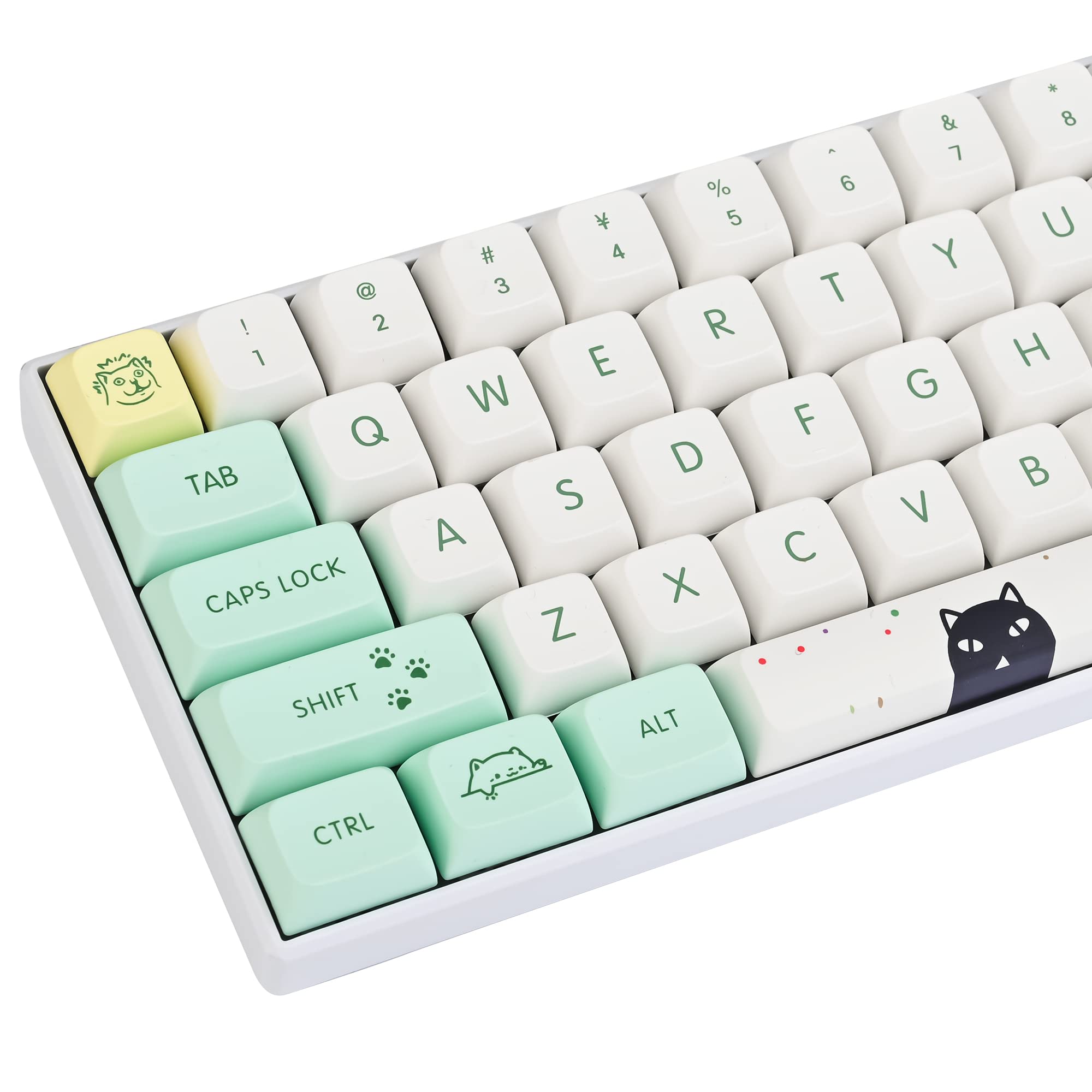 Weird Cat Pbt Custom Keycaps
