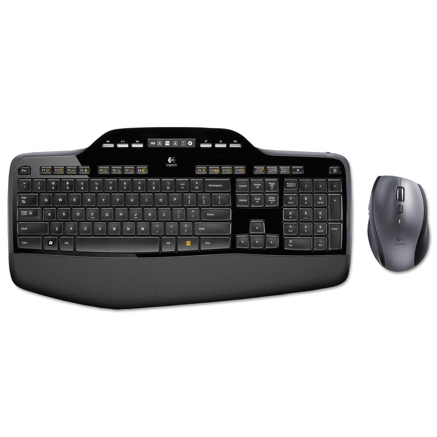 Logitech 920002416 Mk710 Wireless Desktop Set, Keyboard/Mouse, Usb, Black (Log920002416)