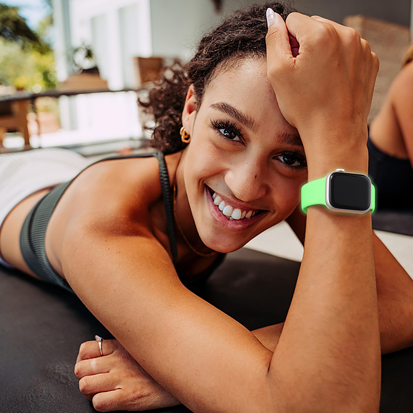 Halloween Glow Band Compatible With Cute Apple Watch Bands 40Mm 38Mm 41Mm 44Mm 45Mm 42Mm 49Mm For Women Men, Soft Silicone Sport