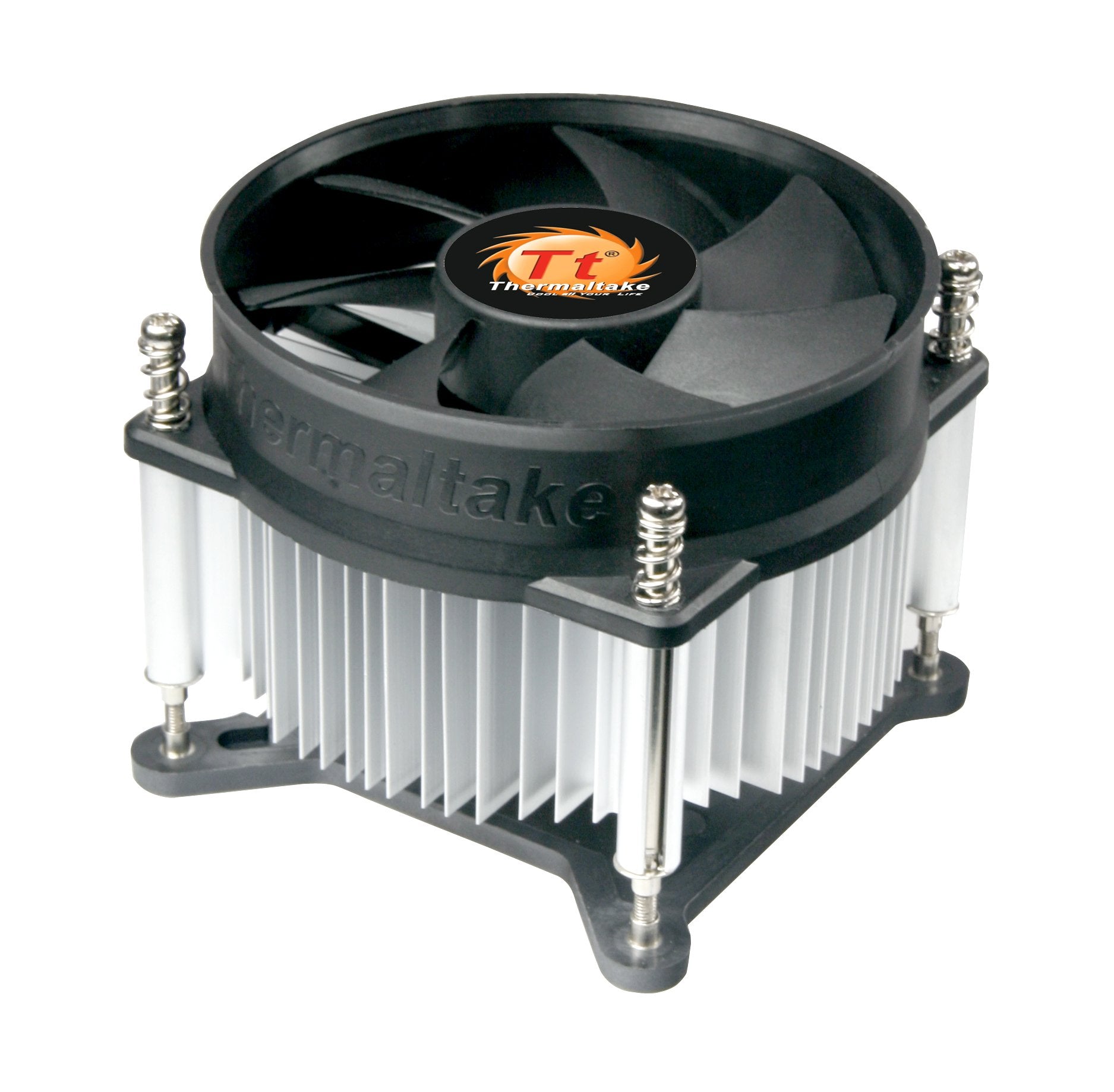 Thermaltake 7bladed 92mm 4Pins PWM Aluminum Extrusion CPU Cooling Fan for Intel Core i7/i5/i3 (Intel LGA 1200/1156/1155/1150/1