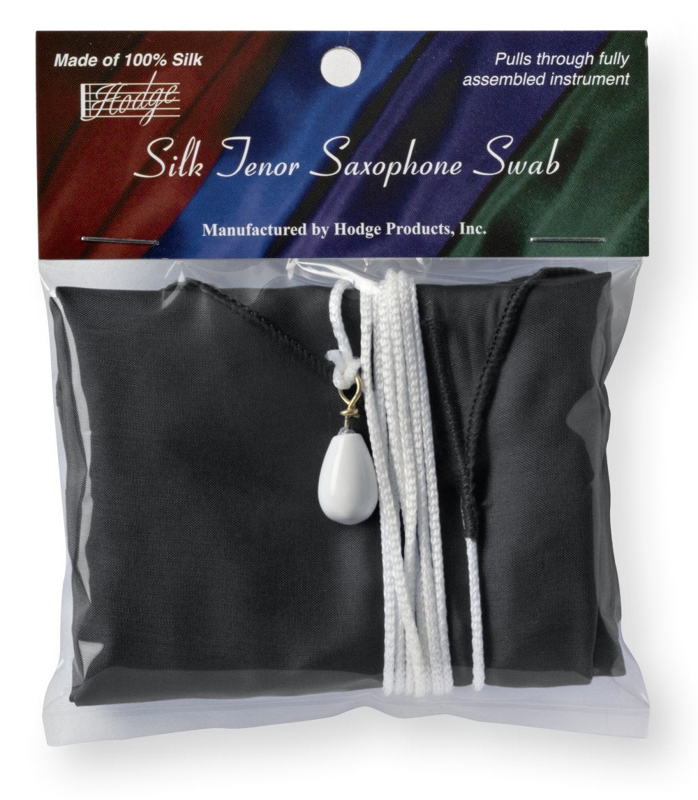 Hodge Silk Tenor Saxophone Swab   Black