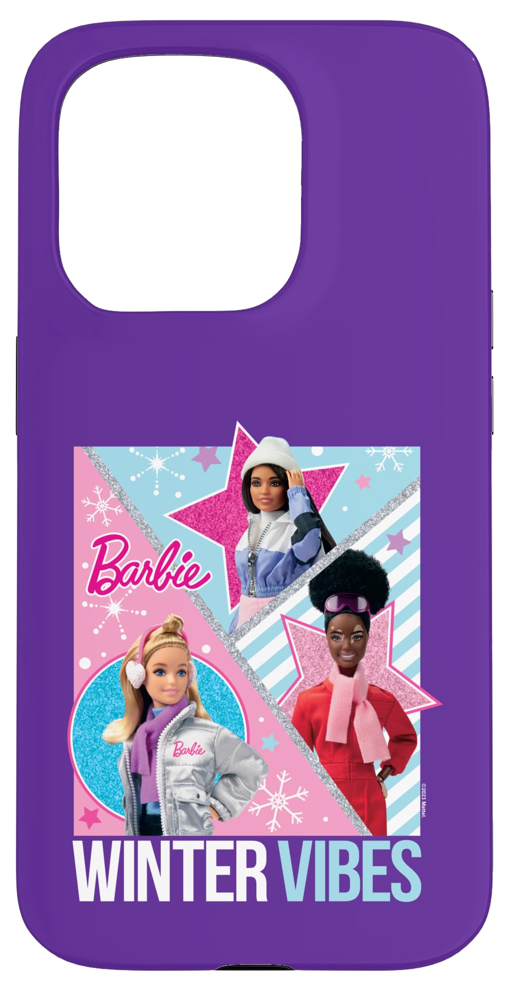 Iphone 15 Pro Barbie   Winter Vibes Case