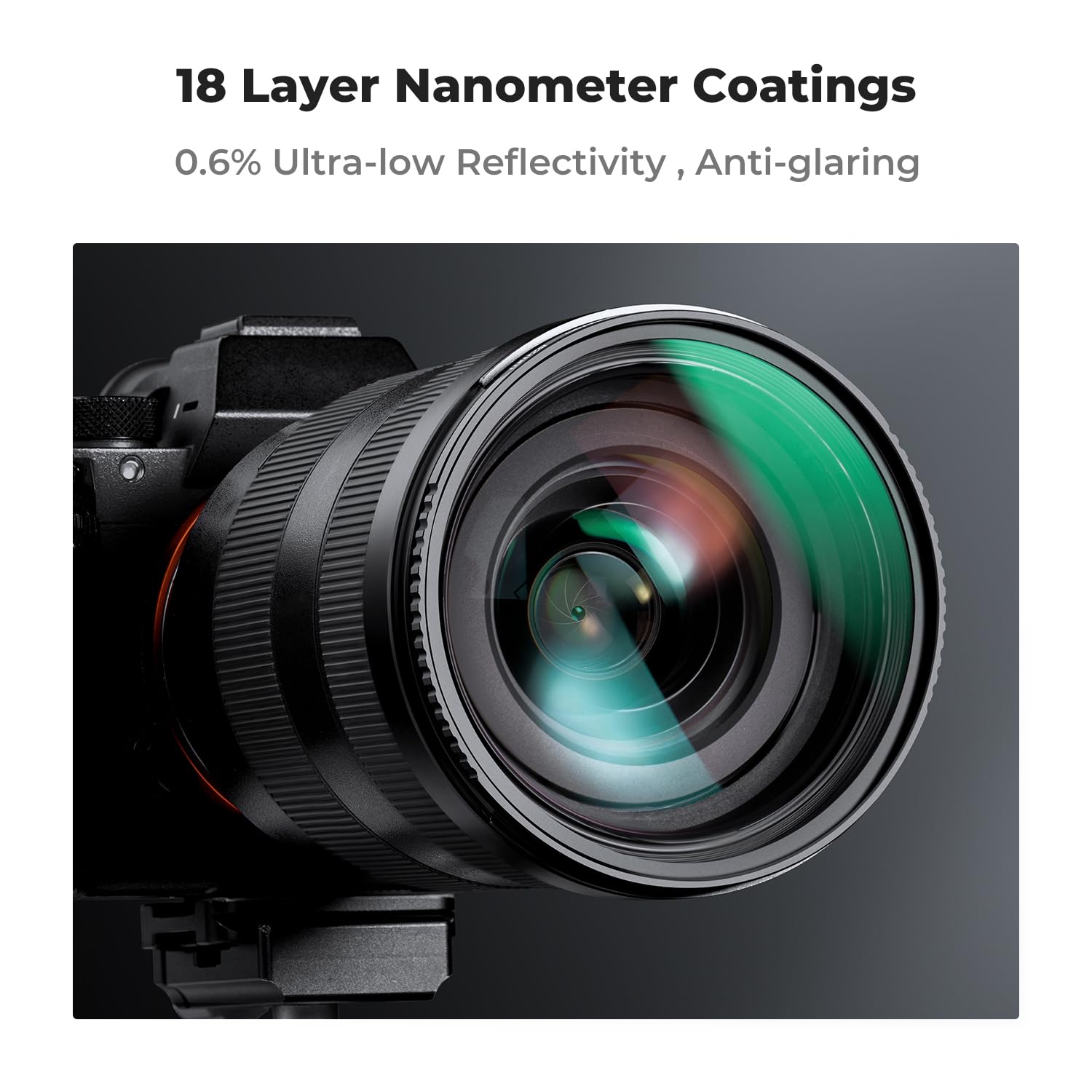 K&F Concept 52Mm Mc Uv Lens Protection Filter With Lens Cap Optical Glass Ultra Slim 18 Multi Layer Coatings Camera Lens Uv Filt