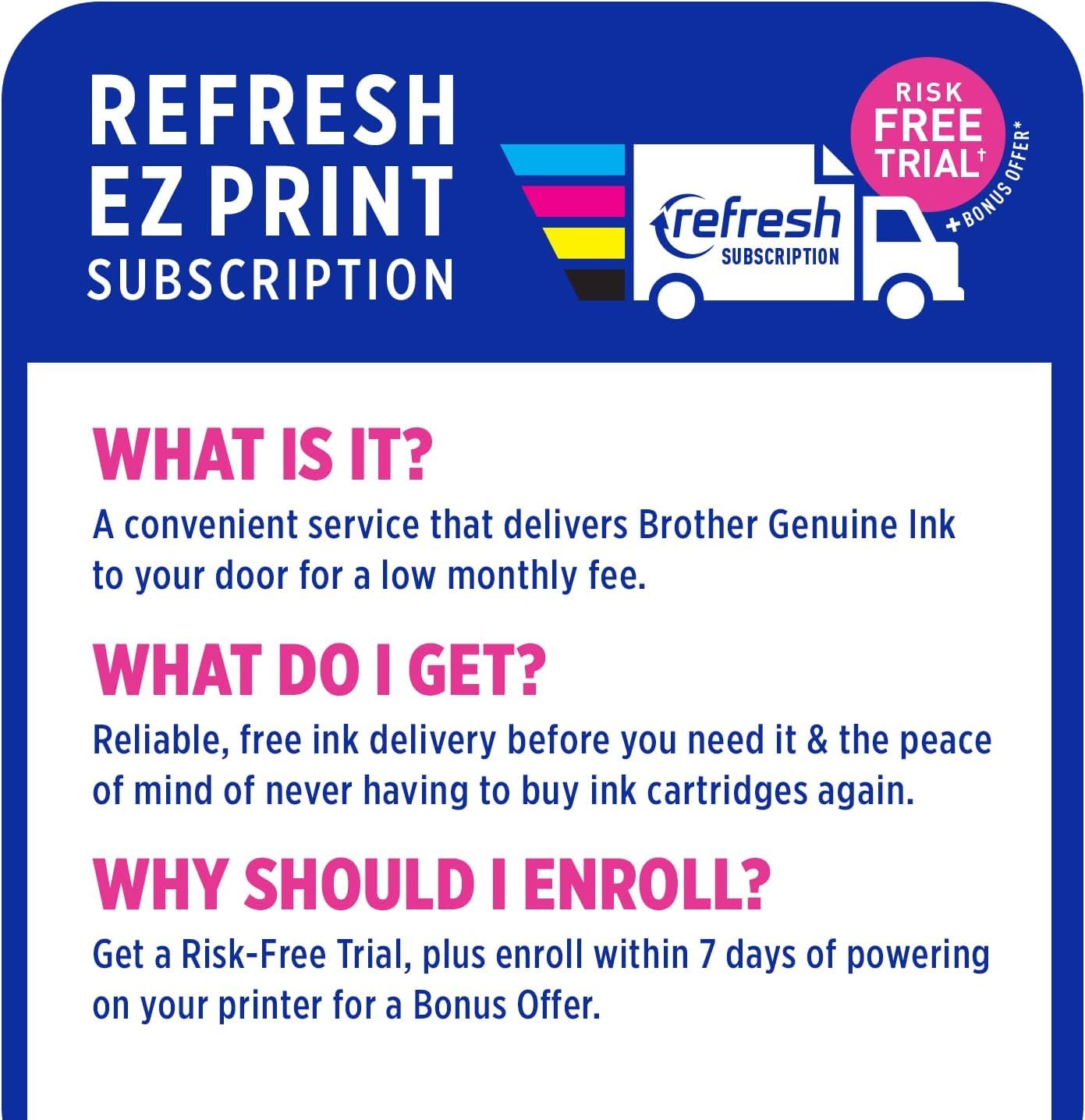 Brother Mfc-J1012Dw Wireless Colour Inkjet All-In-One Printer With Mobile Device And Duplex Printing, For Home Office And Person