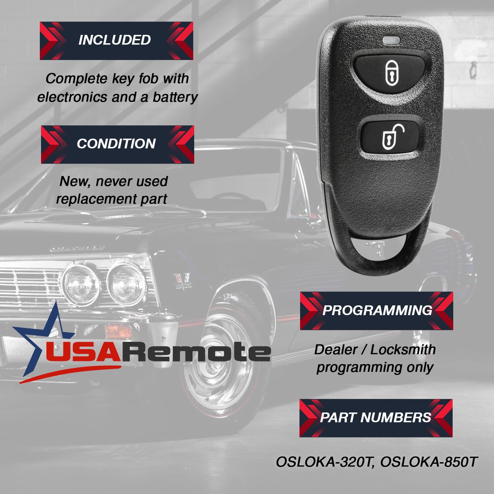 Fits 2011 2013 Kia Sorrento / 2006 2011 Kia Rio Key Fob Keyless Entry Remote (Pinha T036)