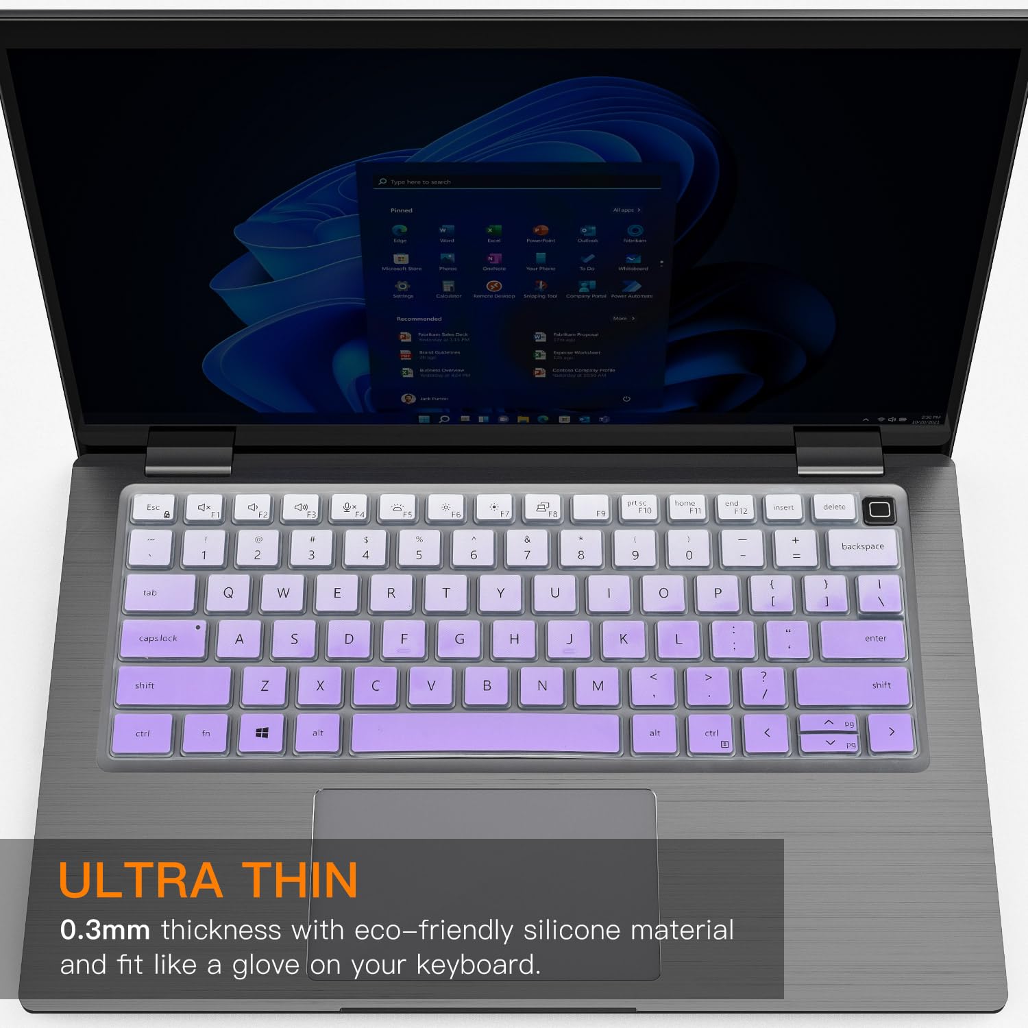 Casebuy Keyboard Cover For Dell Latitude 7440 7430 7420 7410 14'', Dell Latitude 3440 5440 5430 5431 5420 14'', Dell Latitude 14