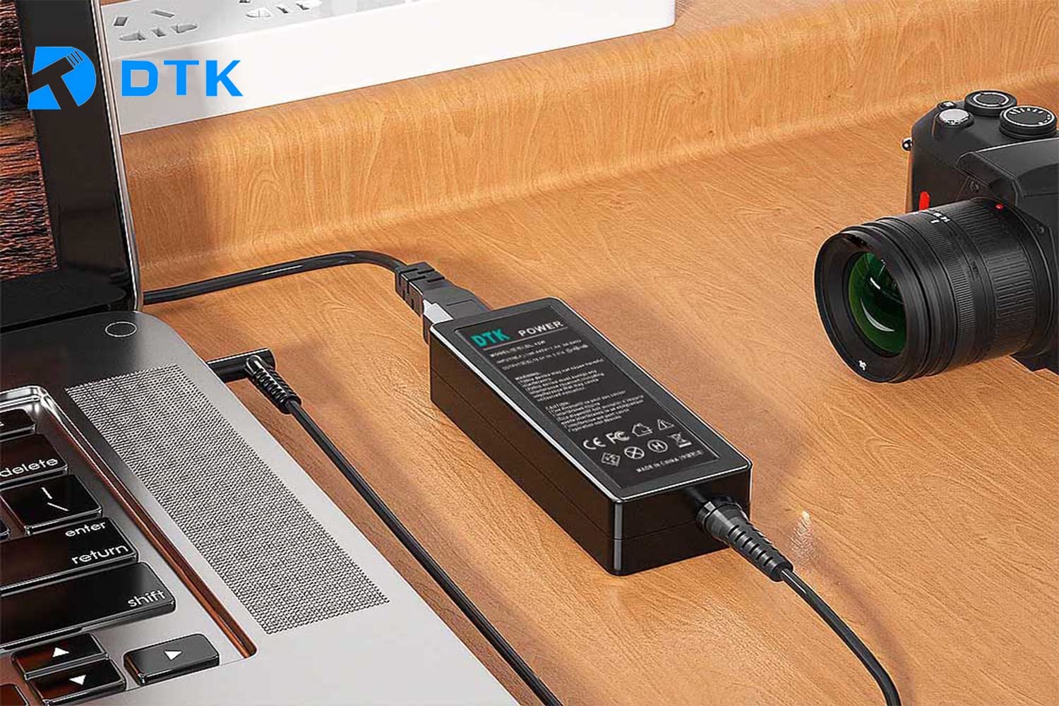 Dtk 19V 3.42A 65W Ac Adapter For Acer Laptop Computer Charger Notebook Pc Power Cord Supply Source Plug Connector Tip Size: 5.5 X 1.7Mm (Not Fit 3.0X1.1Mm)