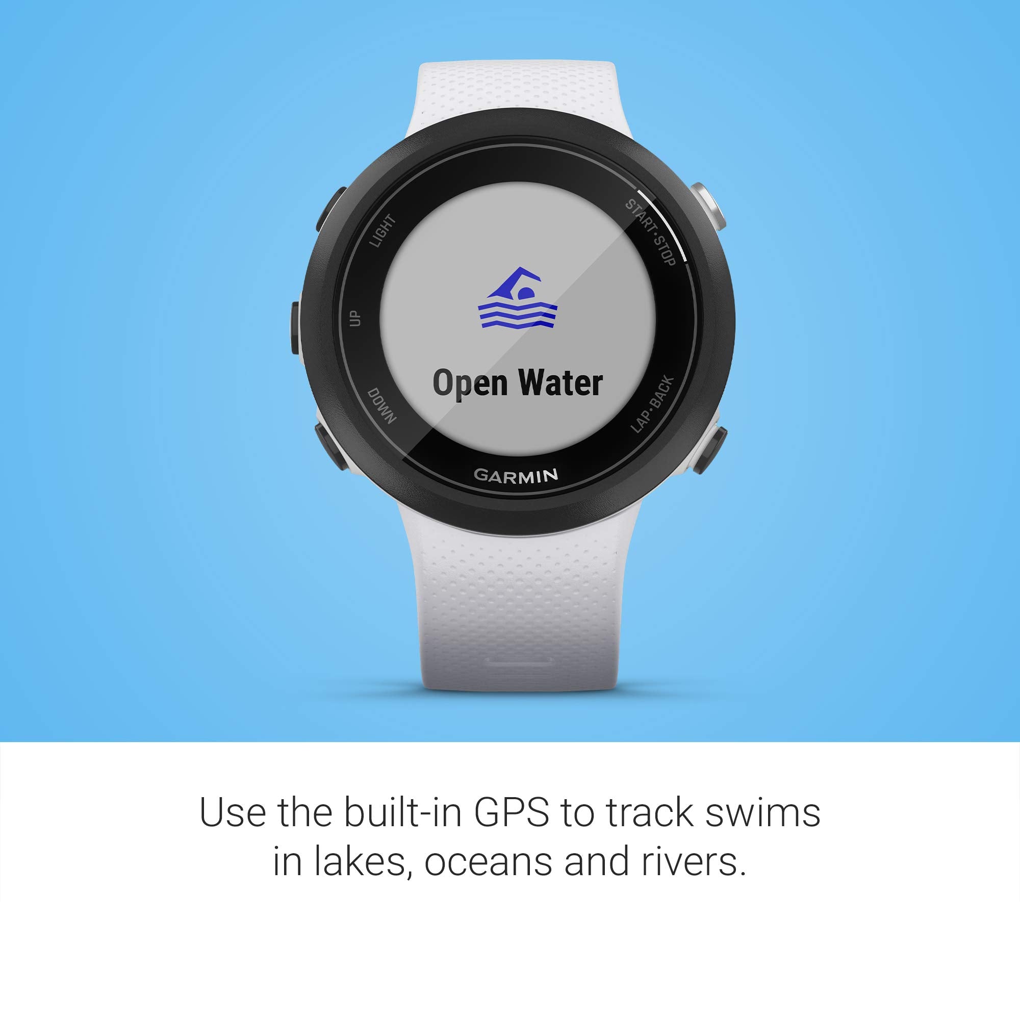 Garmin Swim 2, Gps Swimming Smartwatch For Pool And Open Water, Underwater Heart Rate, Records Distance, Pace, Stroke Count And