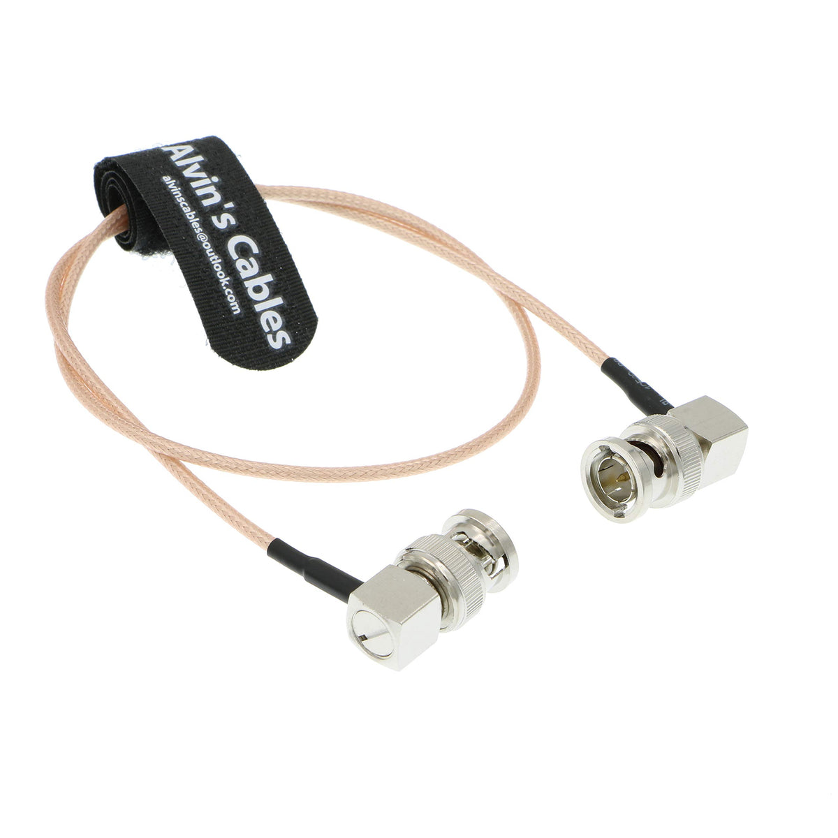 Alvin'S Cables Sdi Cable 3G Hd Sdi Cable Right Angle Bnc For Sony Fs5| Fs7| Fx6, Atomos Shogun Inferno, Atomos Ninja 50Cm|19.7In