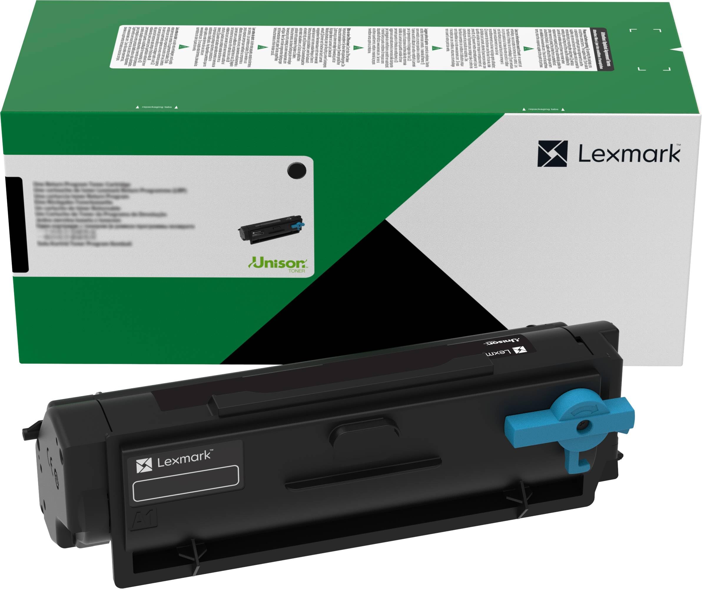 Lexmark 55B1H00 Return Program High Yield Toner, 15,000 Page Yield, Black