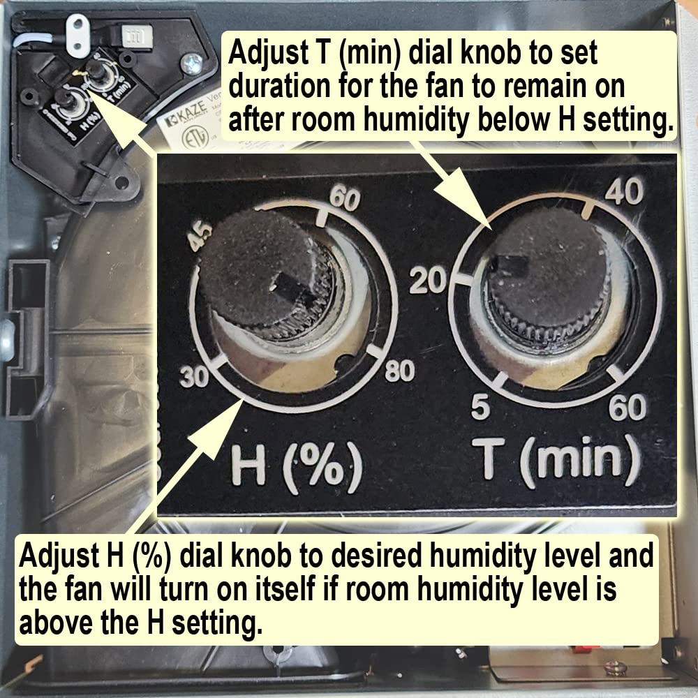 Kaze Appliance Sep120Hez | 120 Cfm | 0.3 Sone | Humidity Sensing | Ez Install No Attic Access Required | Energy Star Certified E