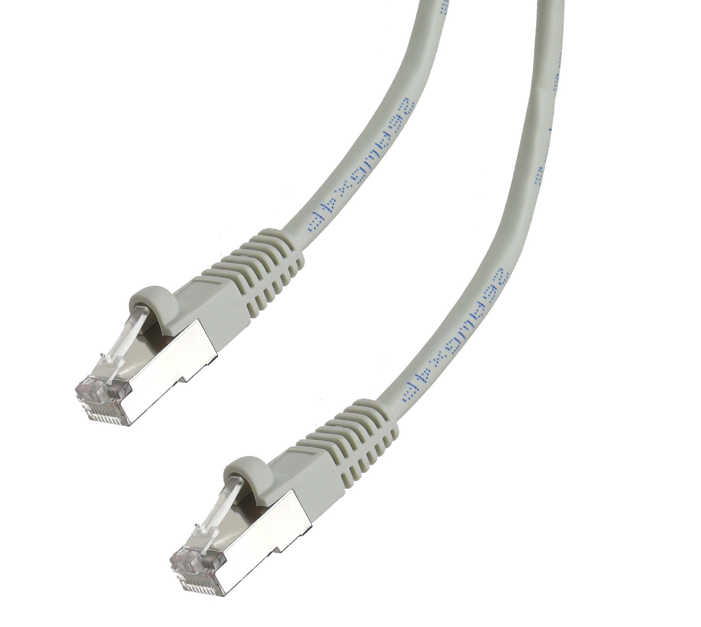 Ntw Cat6 Ethernet Cable Shielded 100 Ft Gray Plated Rj45 Connector Internet Lan Wire Cable Cord For Modem Router Pc Mac Laptop P