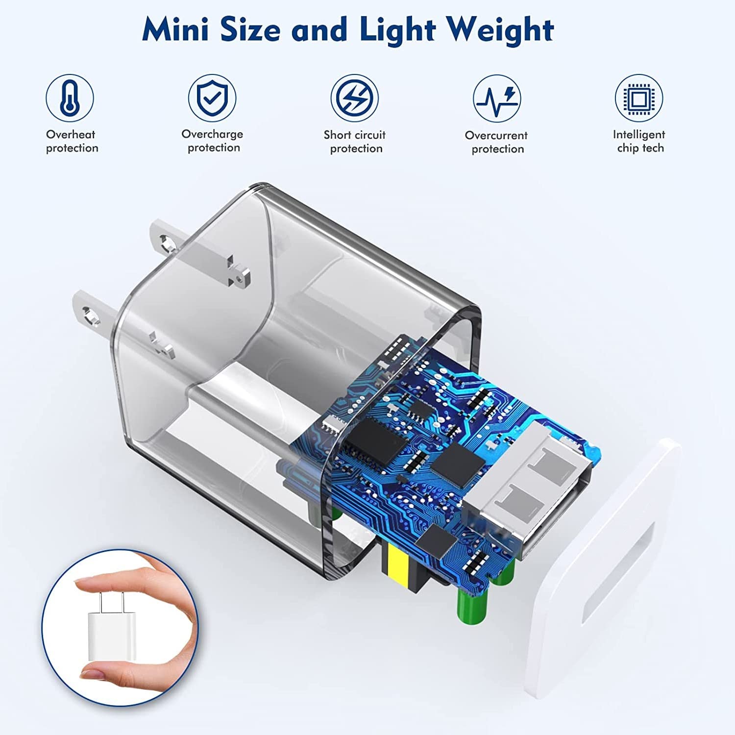 (Apple Mfi Certified) Iphone Charger 10Ft,2Pack 10Foot Long Fast Charging Lightning Cord Cable 2Pack Usb Wall Charger Travel Plug Adapter Box For Iphone 14/13/12 Mini/11 Pro Max/10/Xs/Xr/X/8/7/Se,Ipad