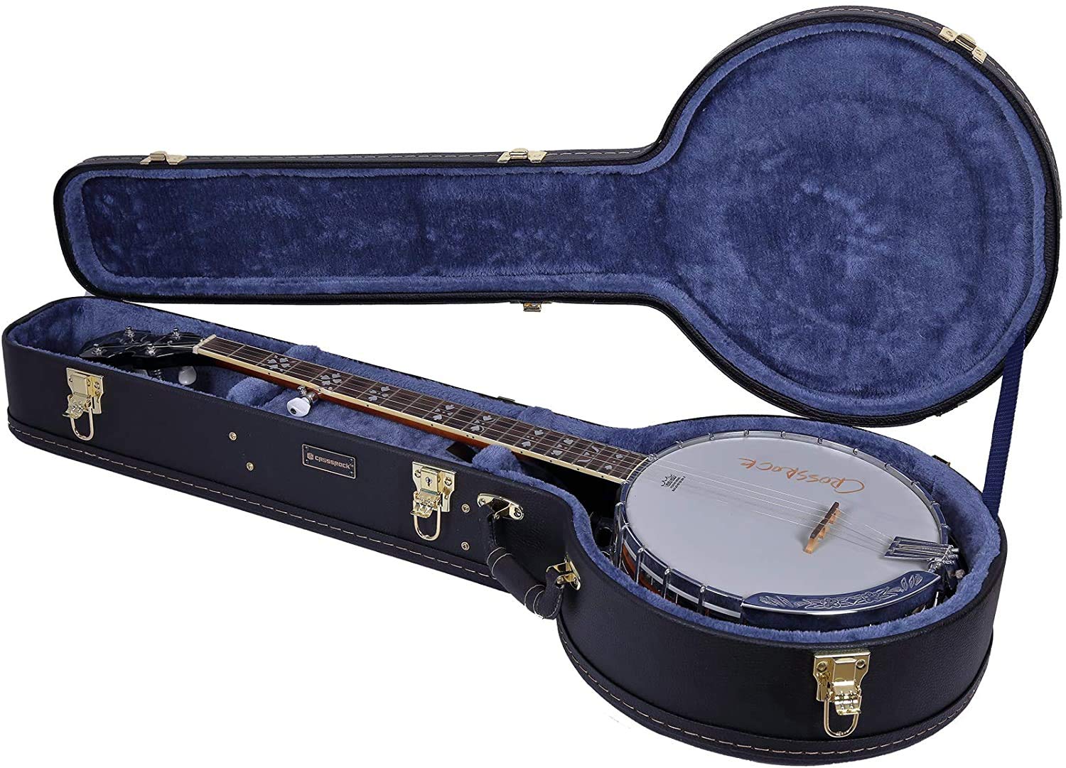 Crossrock Crw600Bjbk Wooden Case For 5 String Resonator Banjo (Crw620Bjbk)