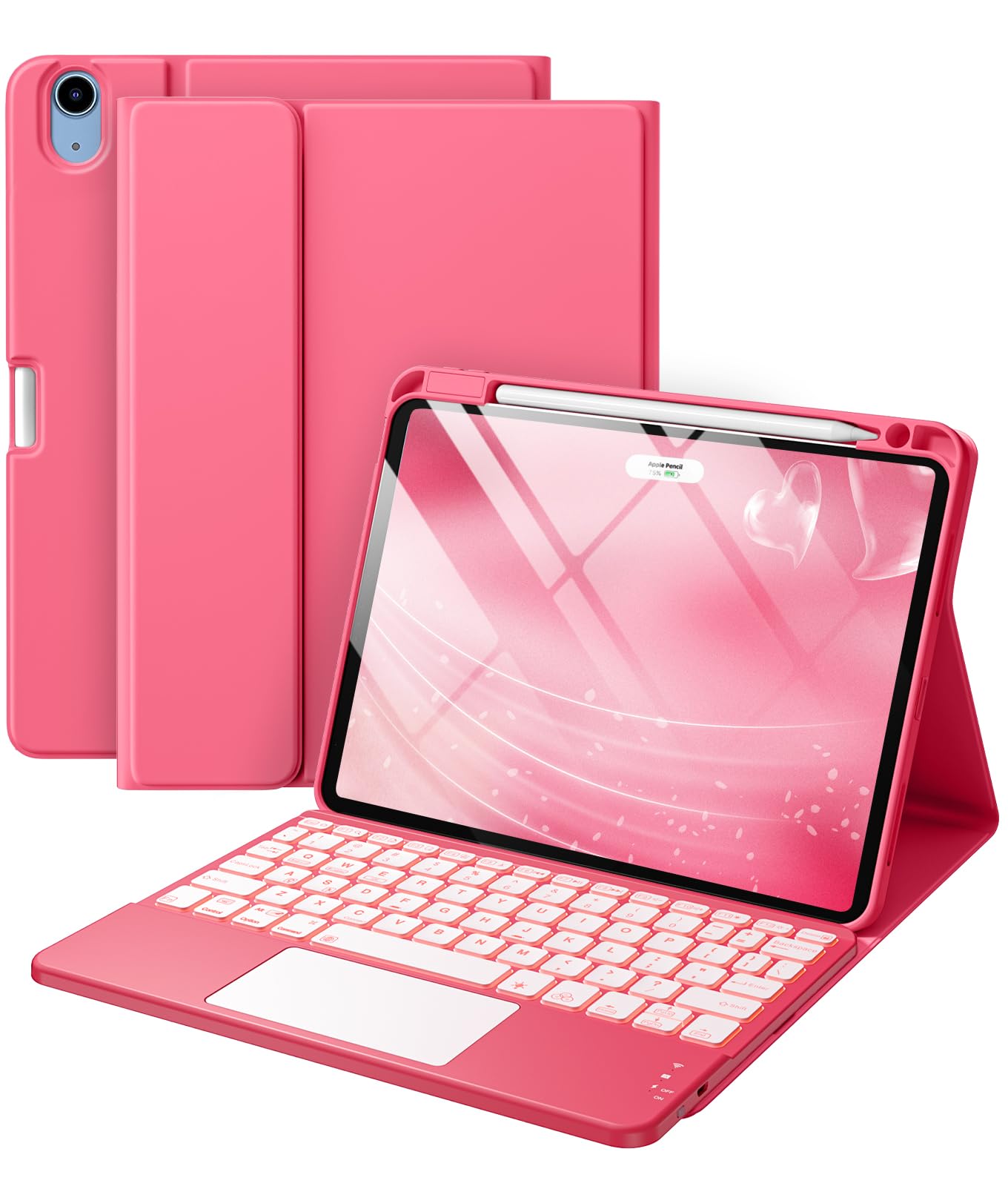 Harvopu for iPad Air 11 Inch & Air 5th/ 4th Generation Case with Keyboard